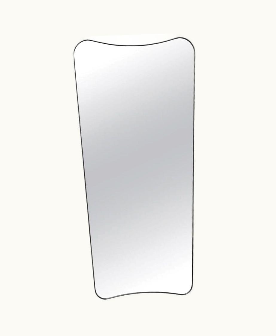 Gio Ponti Gio Ponti F.A. 33 Large Mirror In Black Brass