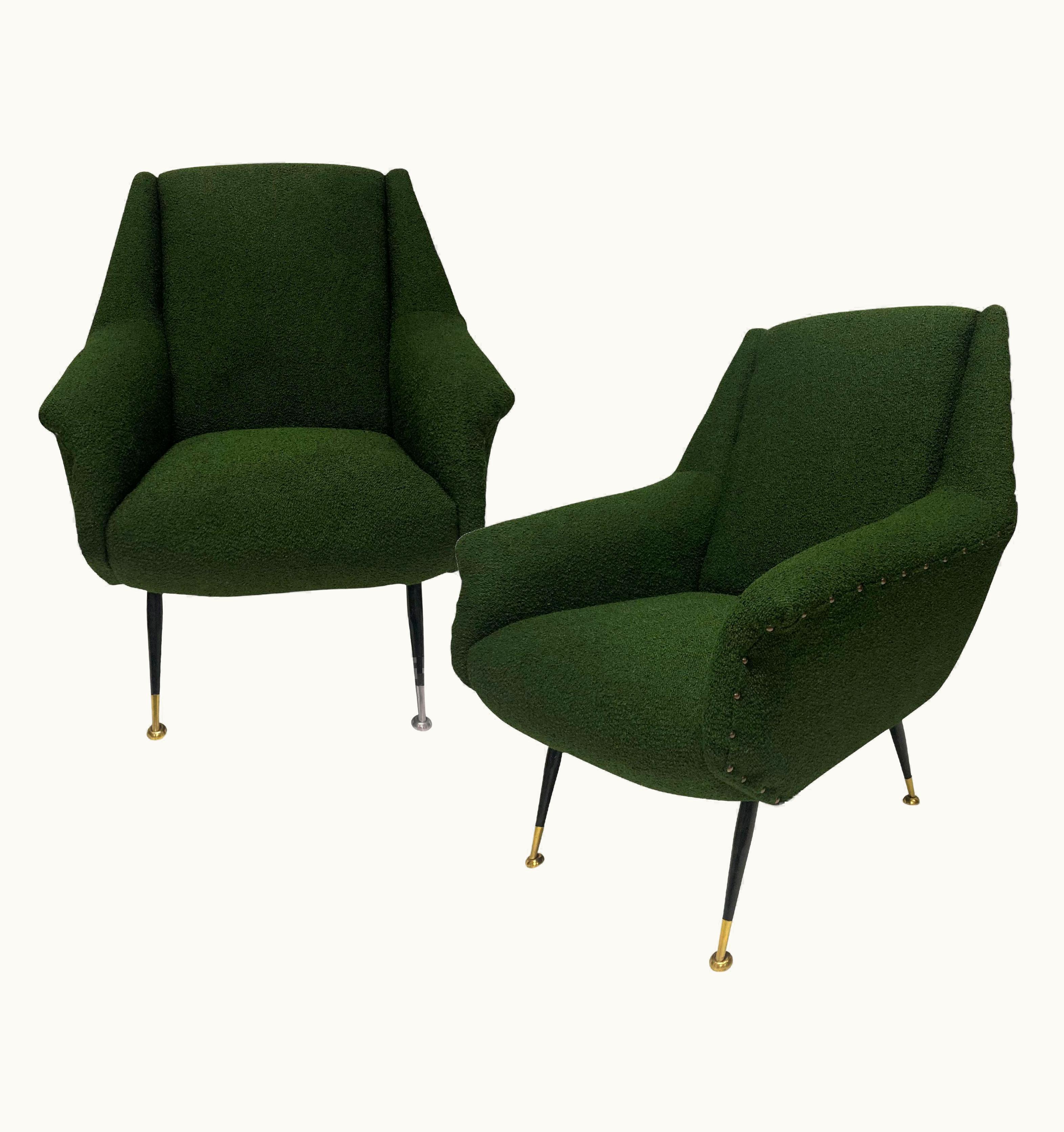 Gio Ponti Gio Ponti Pair Of Lounge Chairs By Gio Ponti