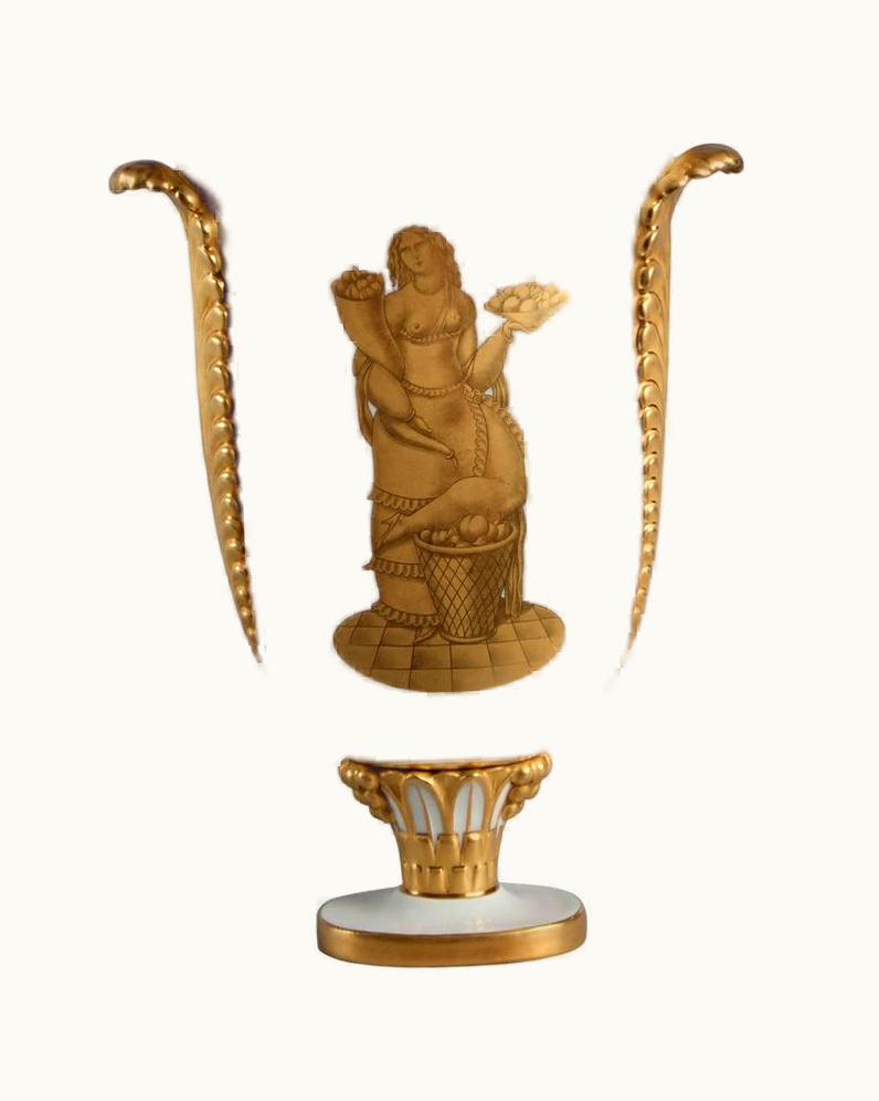 Gio Ponti Gio Ponti Vase By Gio Ponti Produced By Richard Ginori, Italy, 1928