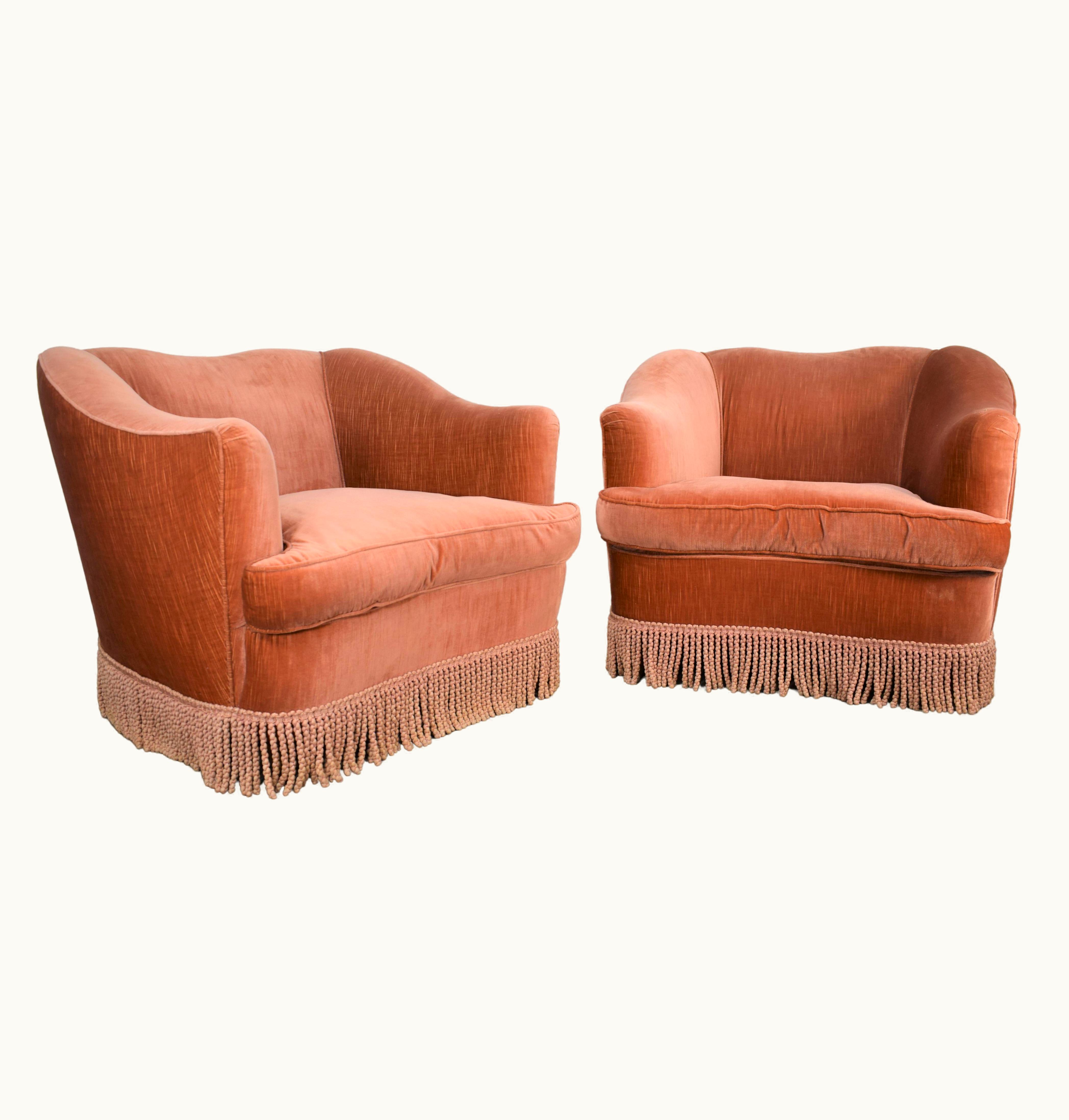 Gio Ponti Gio Ponti Pair Of Italian Armchairs By Gio Ponti For Casa E Giardino, 1940s