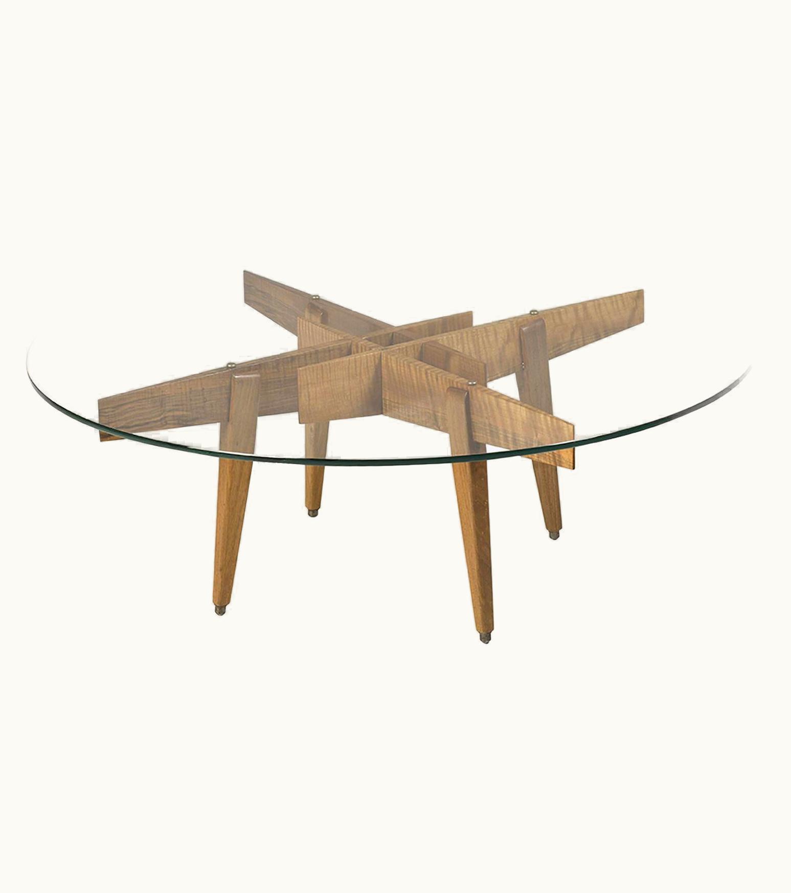 Gio Ponti Gio Ponti Low Table Manufactured By Giordano Chiesa With Expertise, Milano 1956