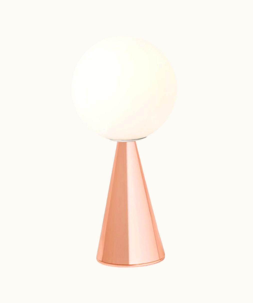 Gio Ponti Gio Ponti Bilia Table Lamp In Glossy Copper Designed By Gio Ponti