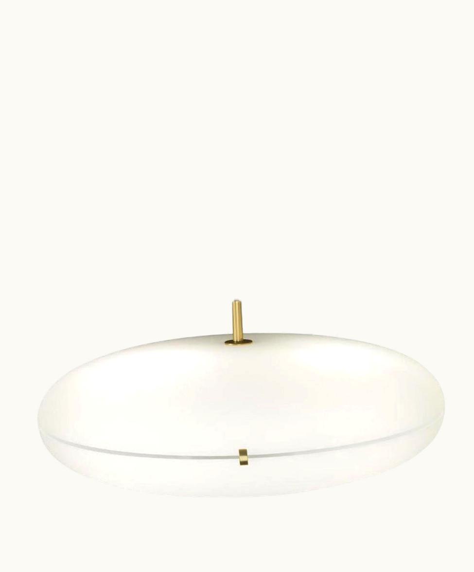 Gio Ponti Gio Ponti Luna Suspension Lamp In Brass For Tato Italia