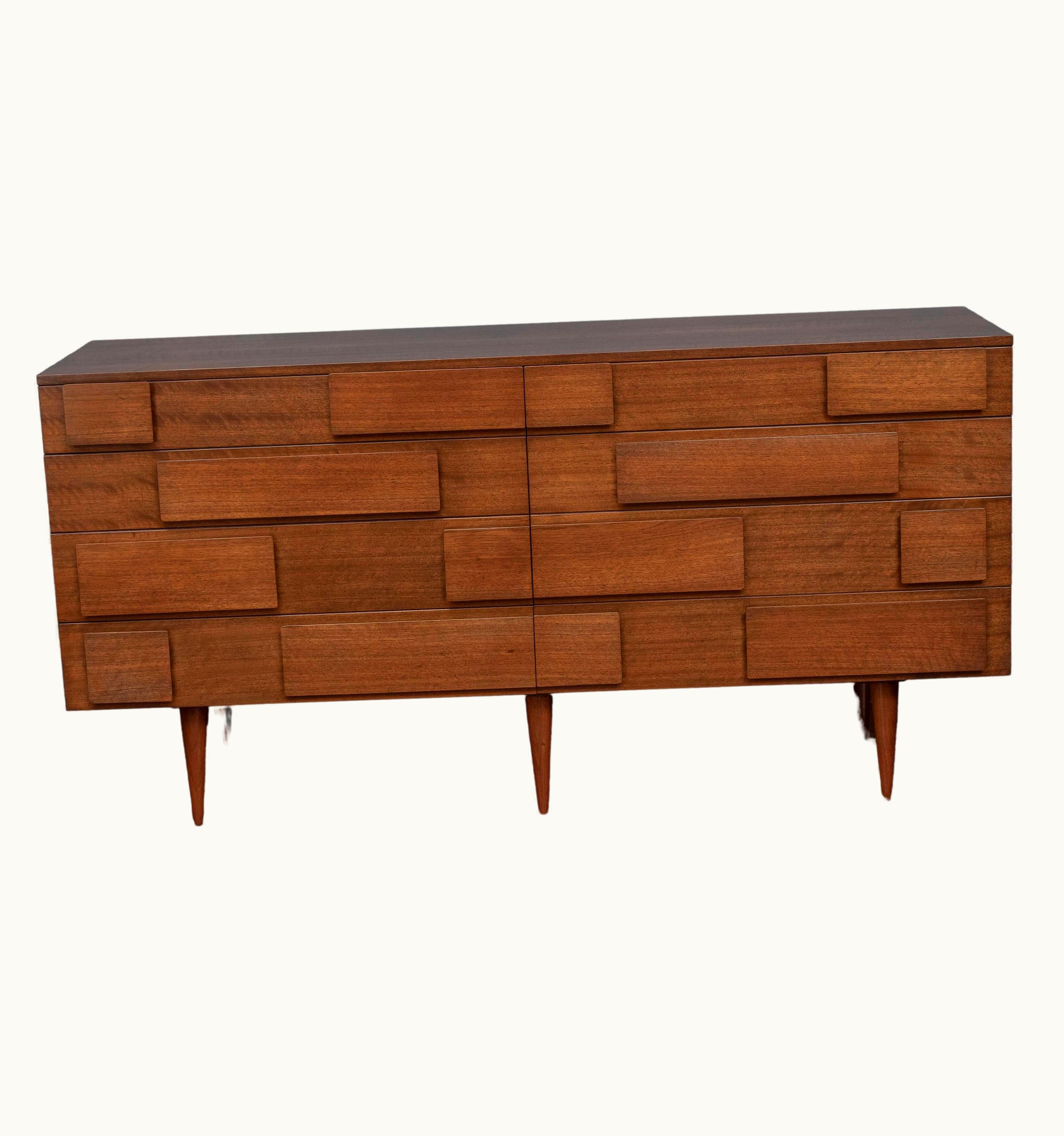 Gio Ponti Gio Ponti Chest Of Drawers Signed M. Singer And Sons Model 2161