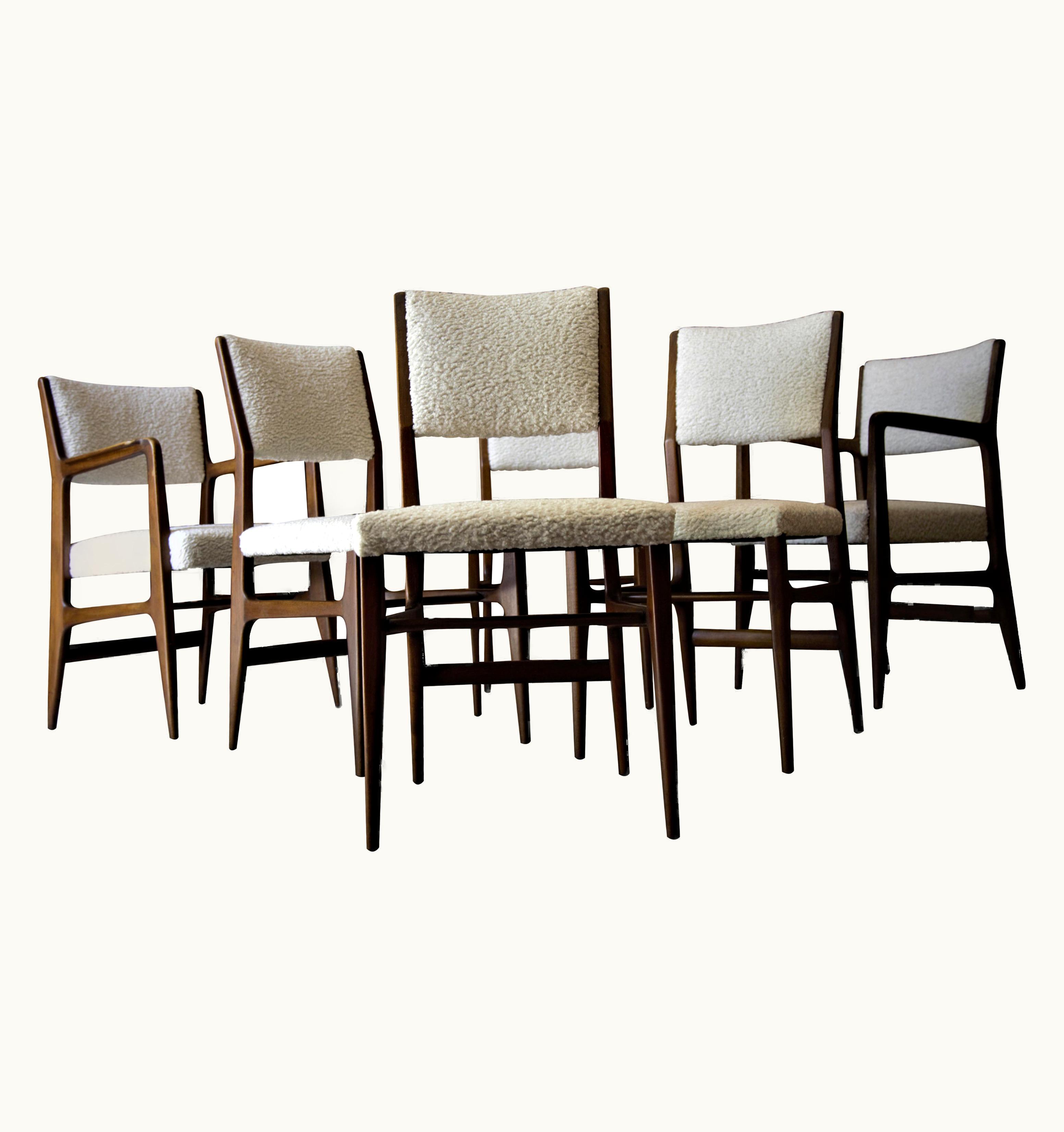 Gio Ponti Gio Ponti 1950s Gio Ponti For Singer Sons Dining Chairs Set Of 6 To Include 2 Armchairs