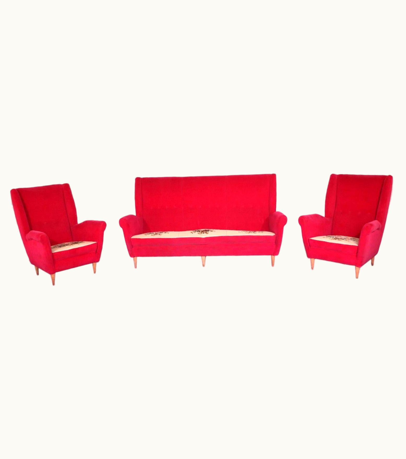 Gio Ponti Gio Ponti Italian Mid-Century Modern Neoclassical Sofa By Gio Ponti For ISA, Bergamo, 1955