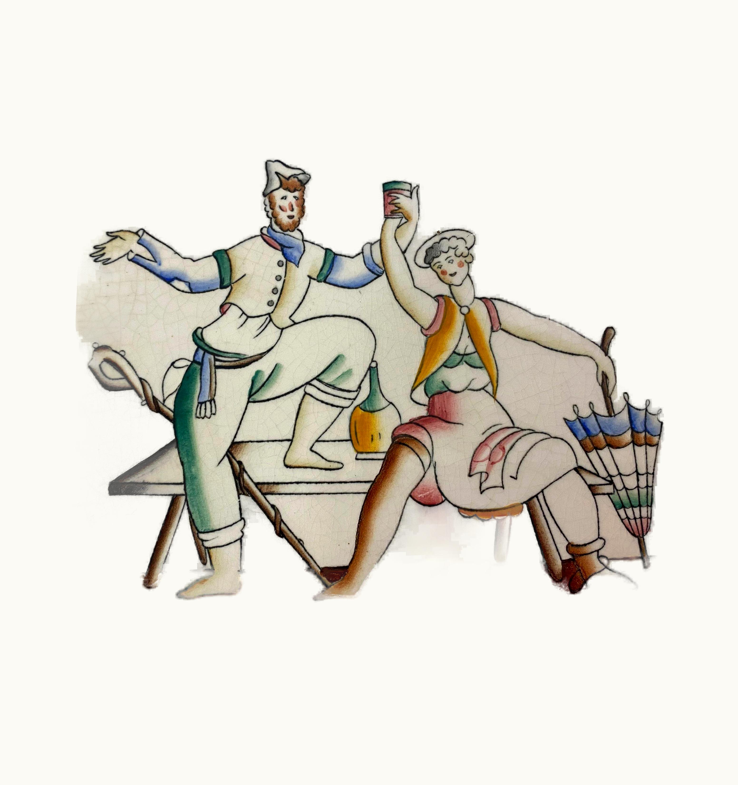 Gio Ponti Gio Ponti Ceramic Tile By Gio Ponti For Richard Ginori