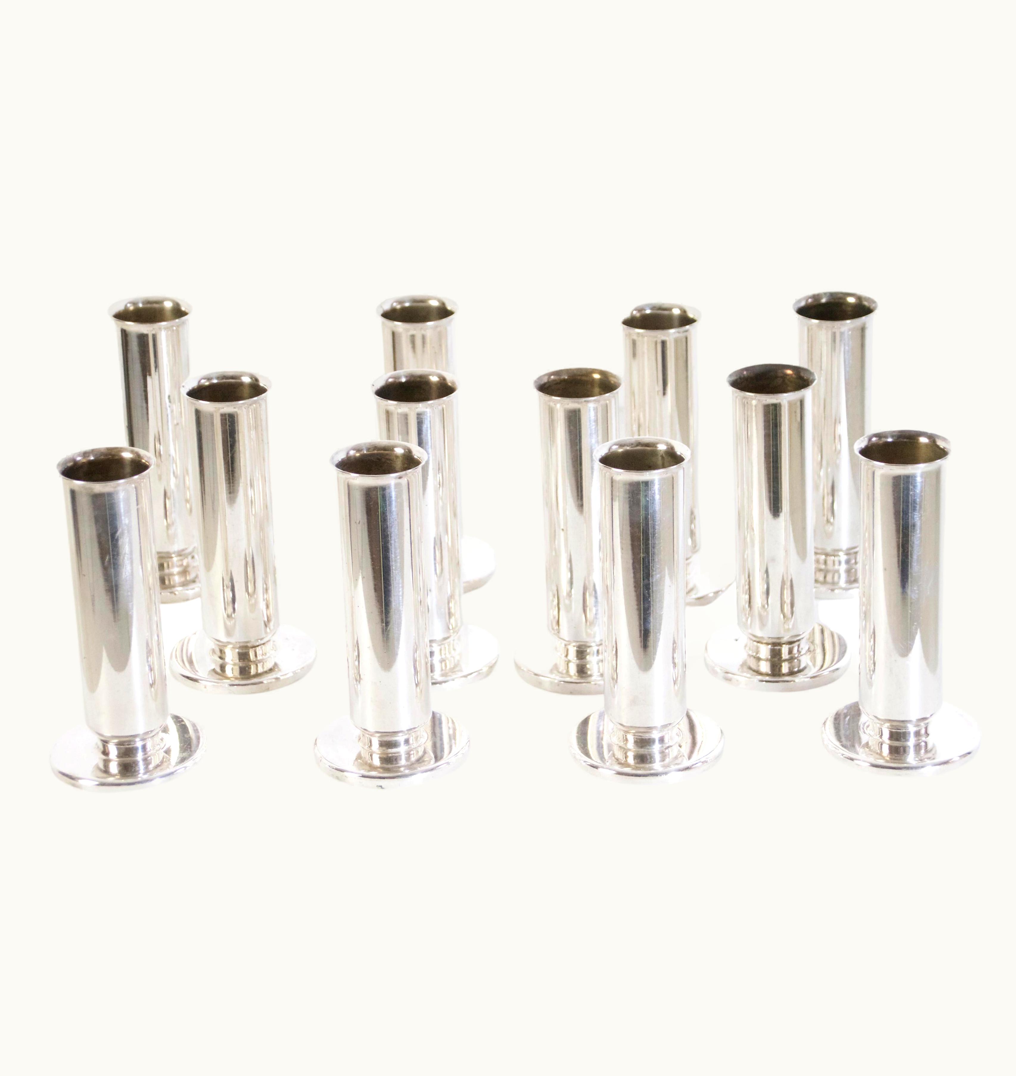 Gio Ponti Gio Ponti Soliflore Vases By Gio Ponti For Krupp Milano, 1930's