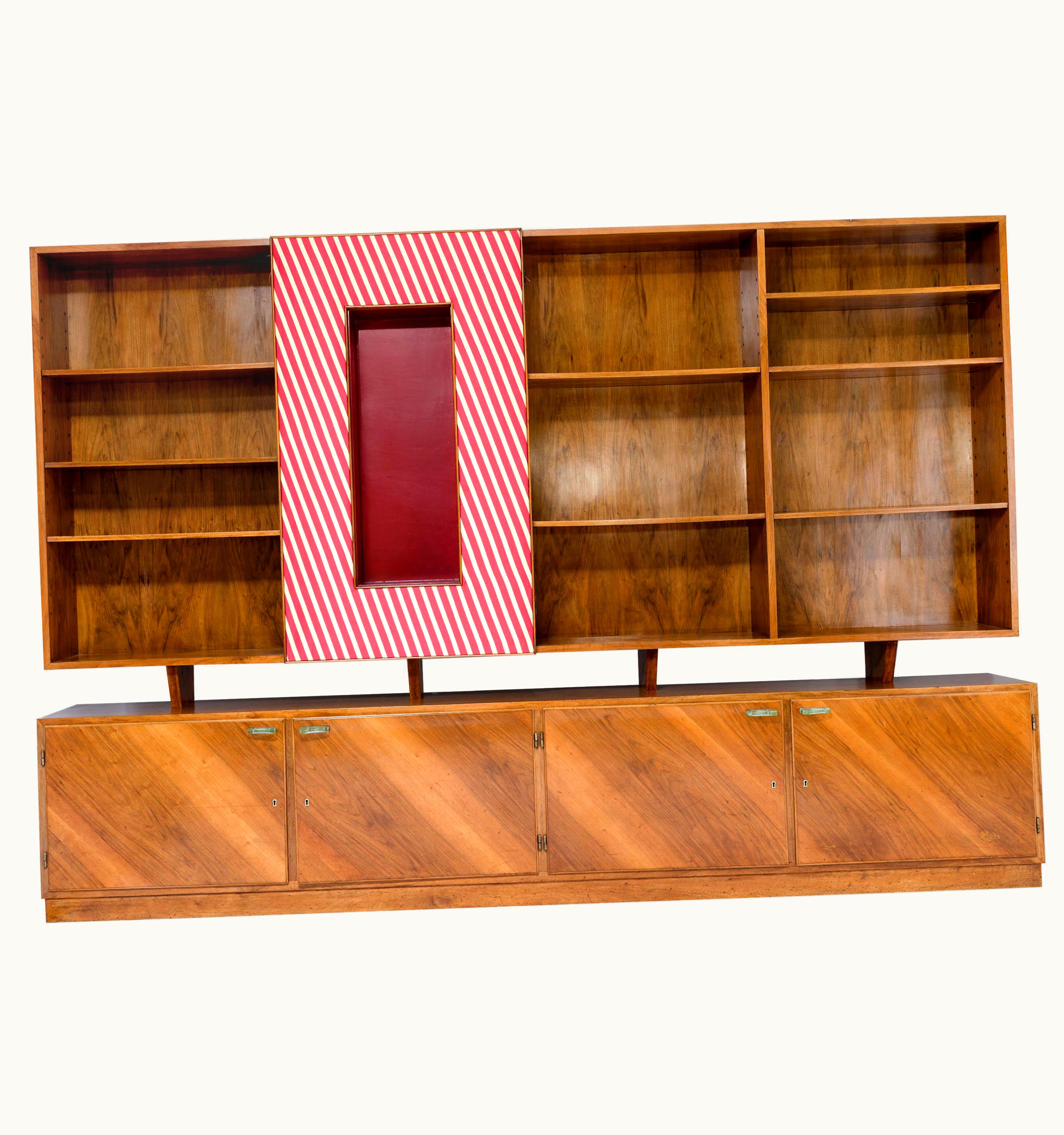 Gio Ponti Gio Ponti Bookcases, Unique Piece, Italy, Circa 1940