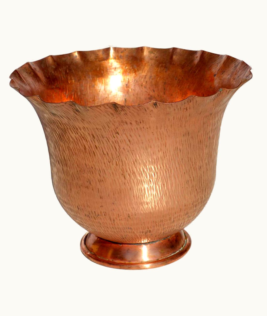Gio Ponti Gio Ponti 1930s Gio Ponti For Nino Ferrari Art Deco Italian Copper Vase