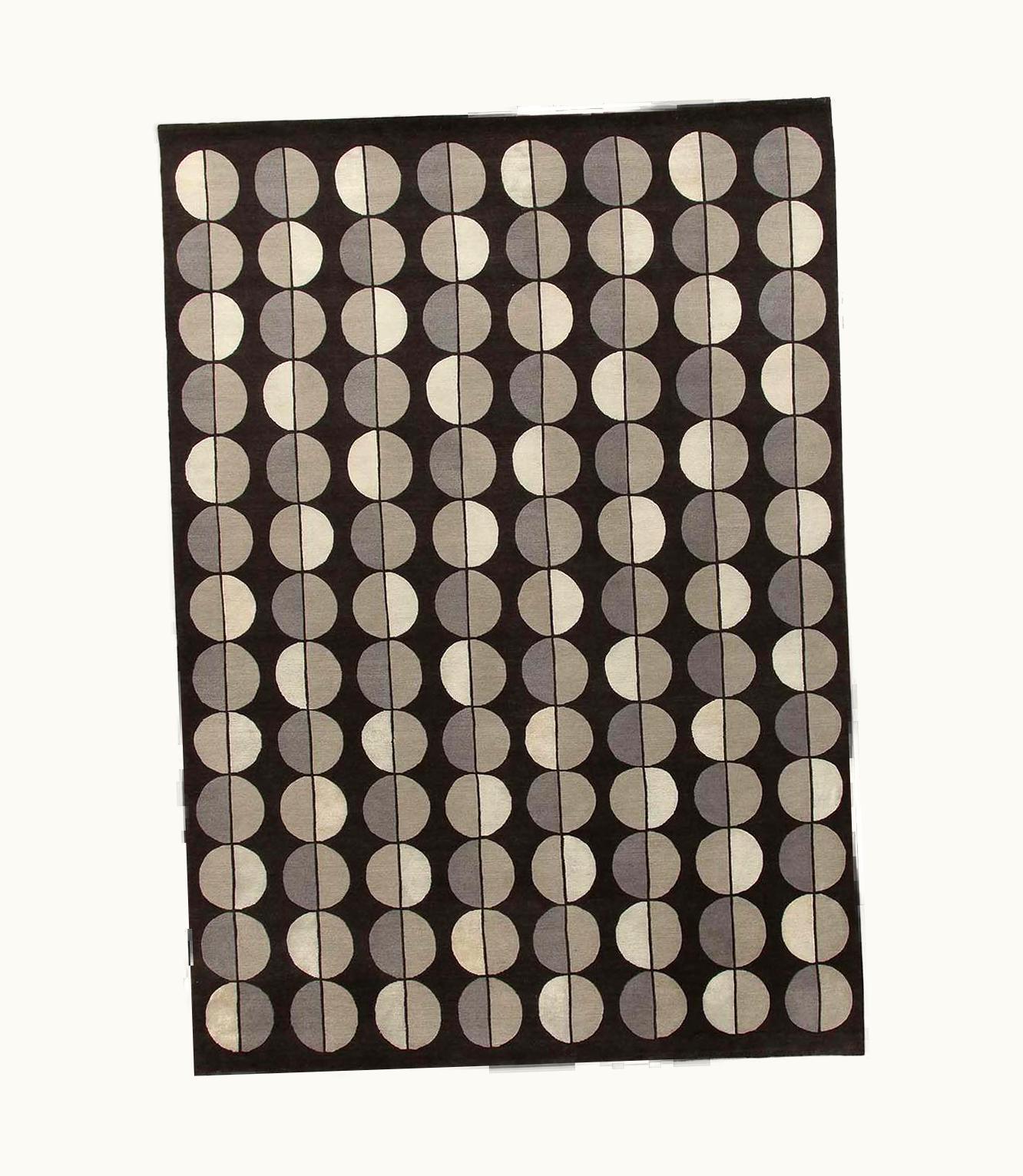 Gio Ponti Gio Ponti Sole Luna Brown Carpet By Gio Ponti