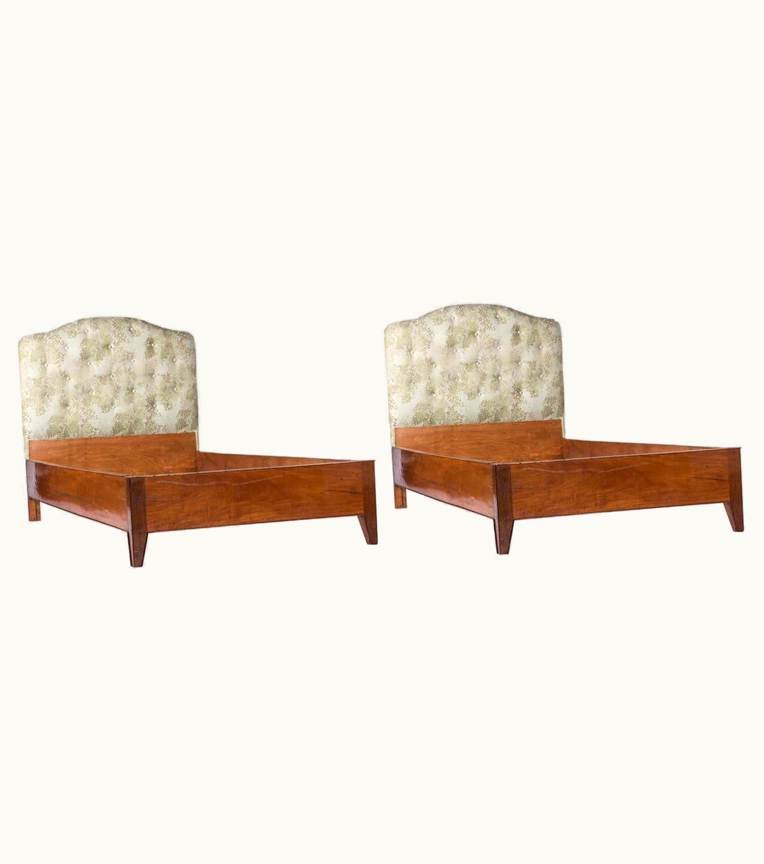 Gio Ponti Gio Ponti Pair Of Single Beds By Gio Ponti