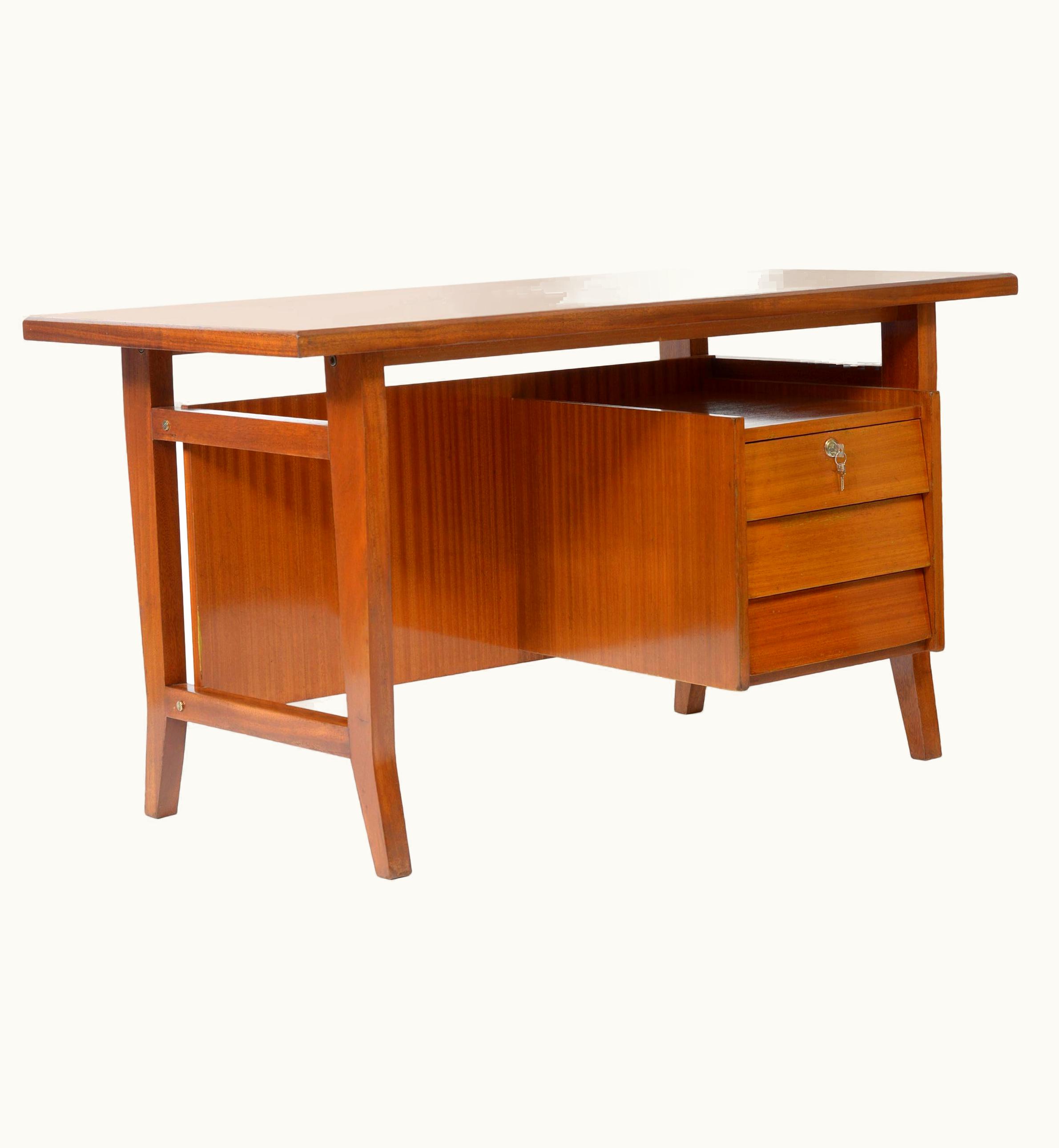 Gio Ponti Gio Ponti Writing Desk For Schirolli Italian Mid-Century 1960