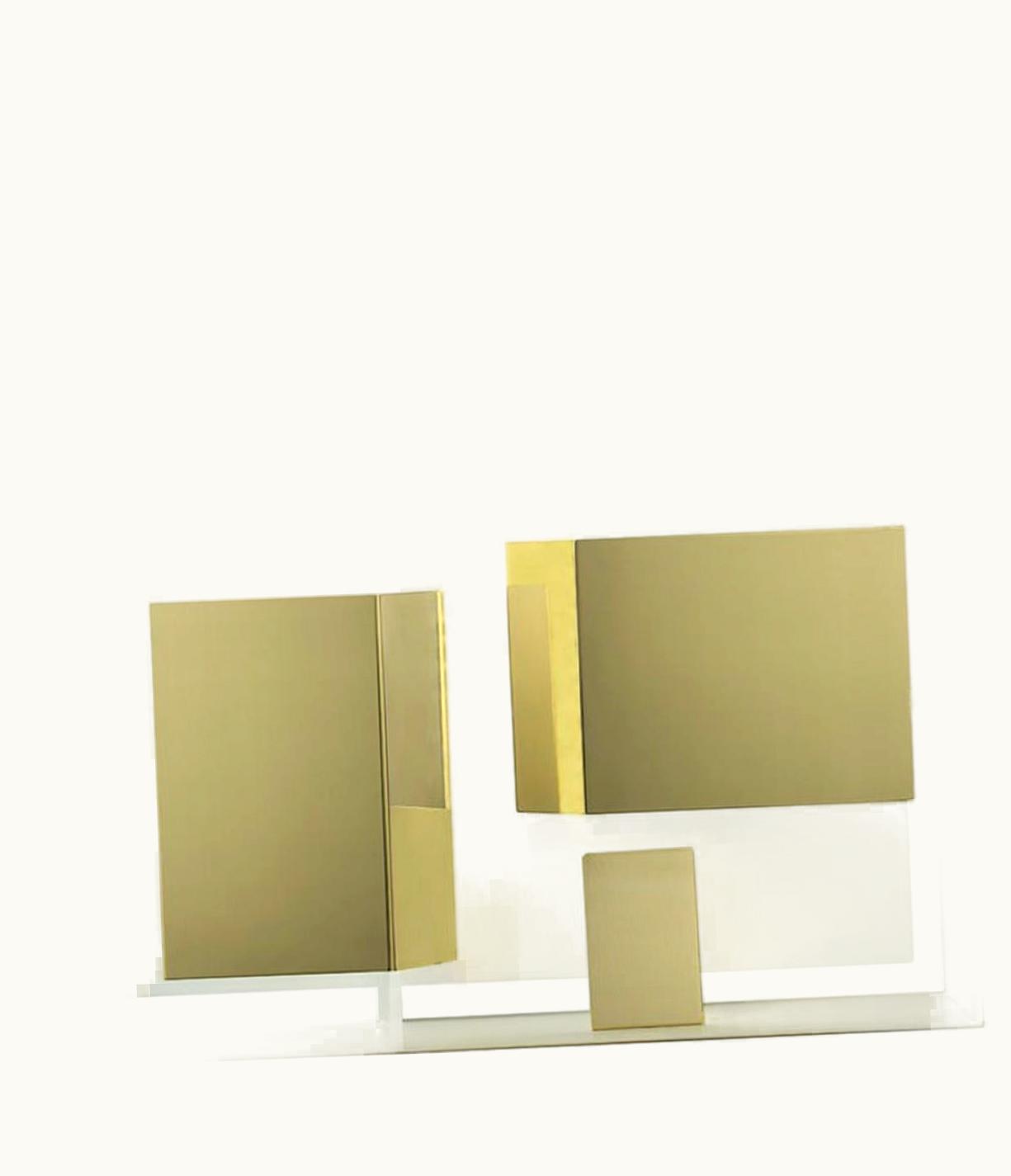 Gio Ponti Gio Ponti Wall Sconce Screen Of Light Gio Ponti Limited Edition 2012-2017 Polished Brass