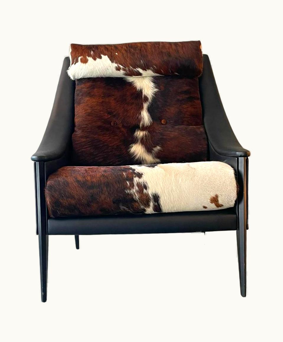 Gio Ponti Gio Ponti Poltrona Frau Dezza 48 Cavallino Leather Armchair Italy 1965