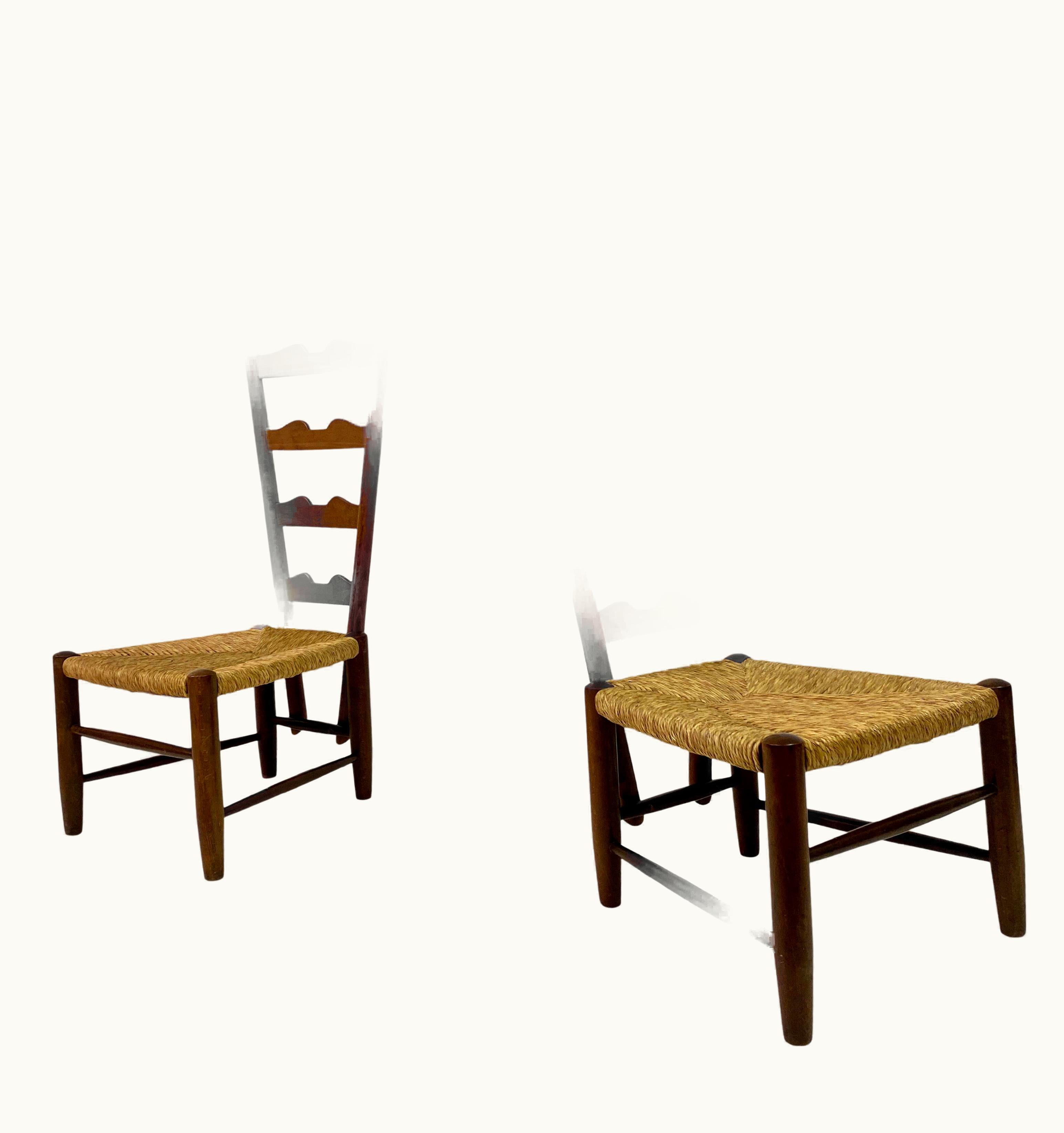 Gio Ponti Gio Ponti Pair Of Fireside Chairs By Gio Ponti For Casa E Giardino