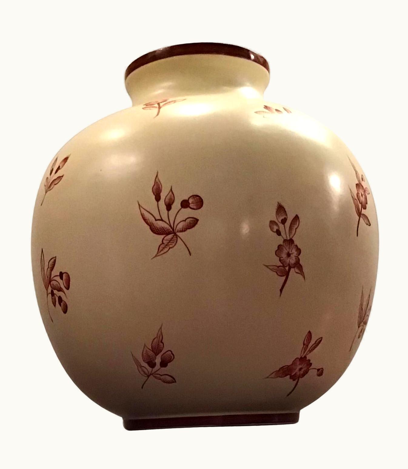 Gio Ponti Gio Ponti Gio' Ponti Richard Ginori Vase Ceramic, 1930, Italy