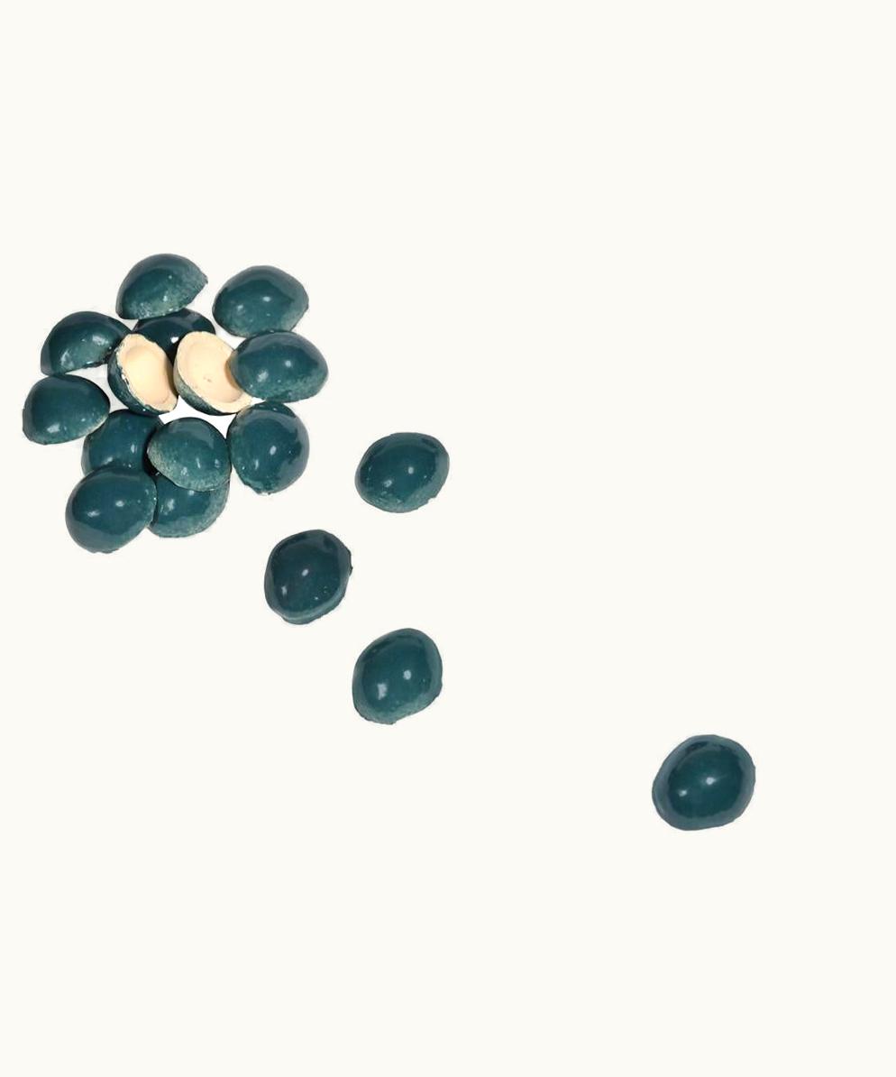 Gio Ponti Gio Ponti Green Ovoid Ceramic Glazed Shingles Tiles 100, By PdP Hotel Roma, 1964