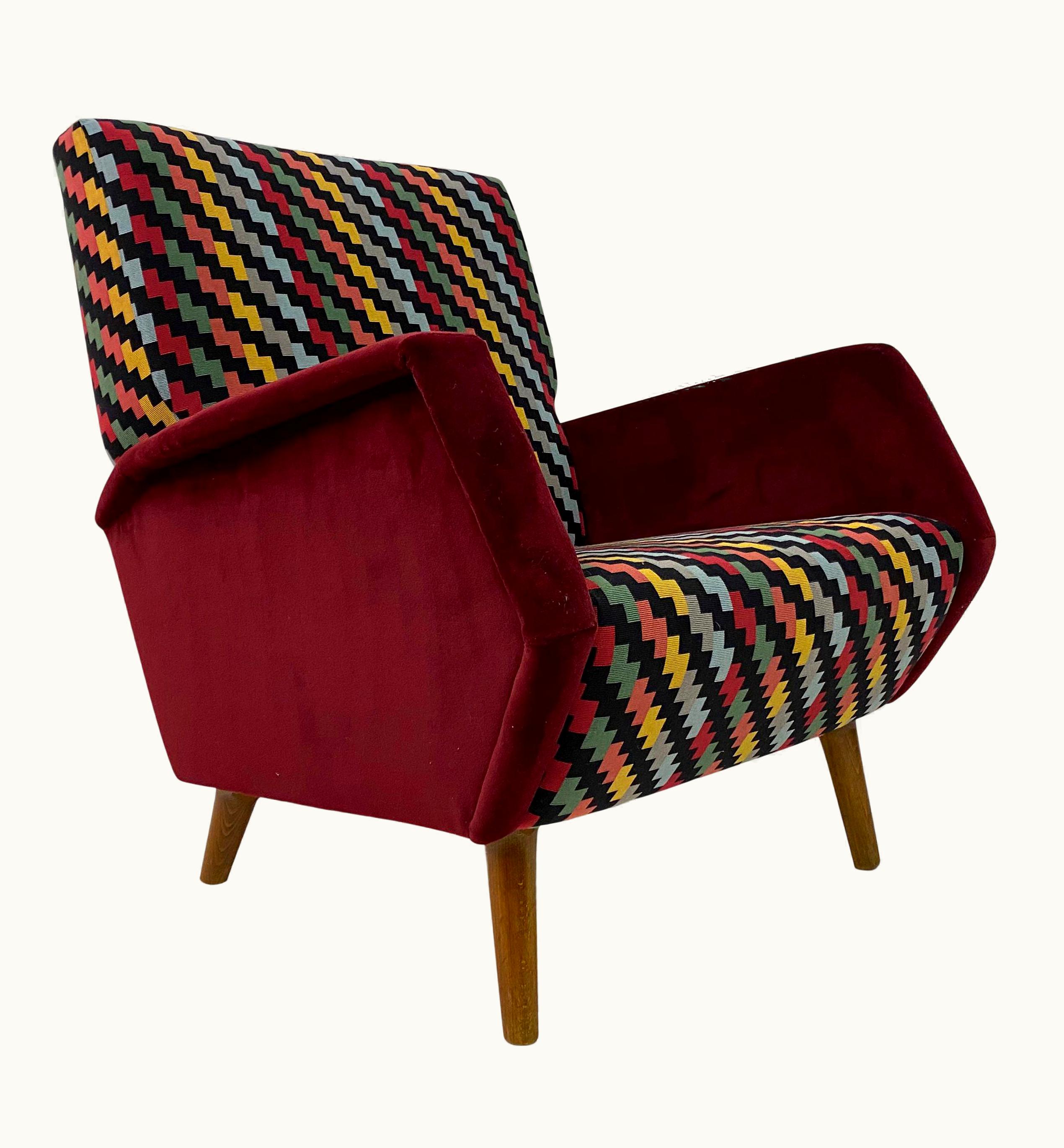Gio Ponti Gio Ponti Mid Century 1950s Model 803 Armchair By Gio Ponti