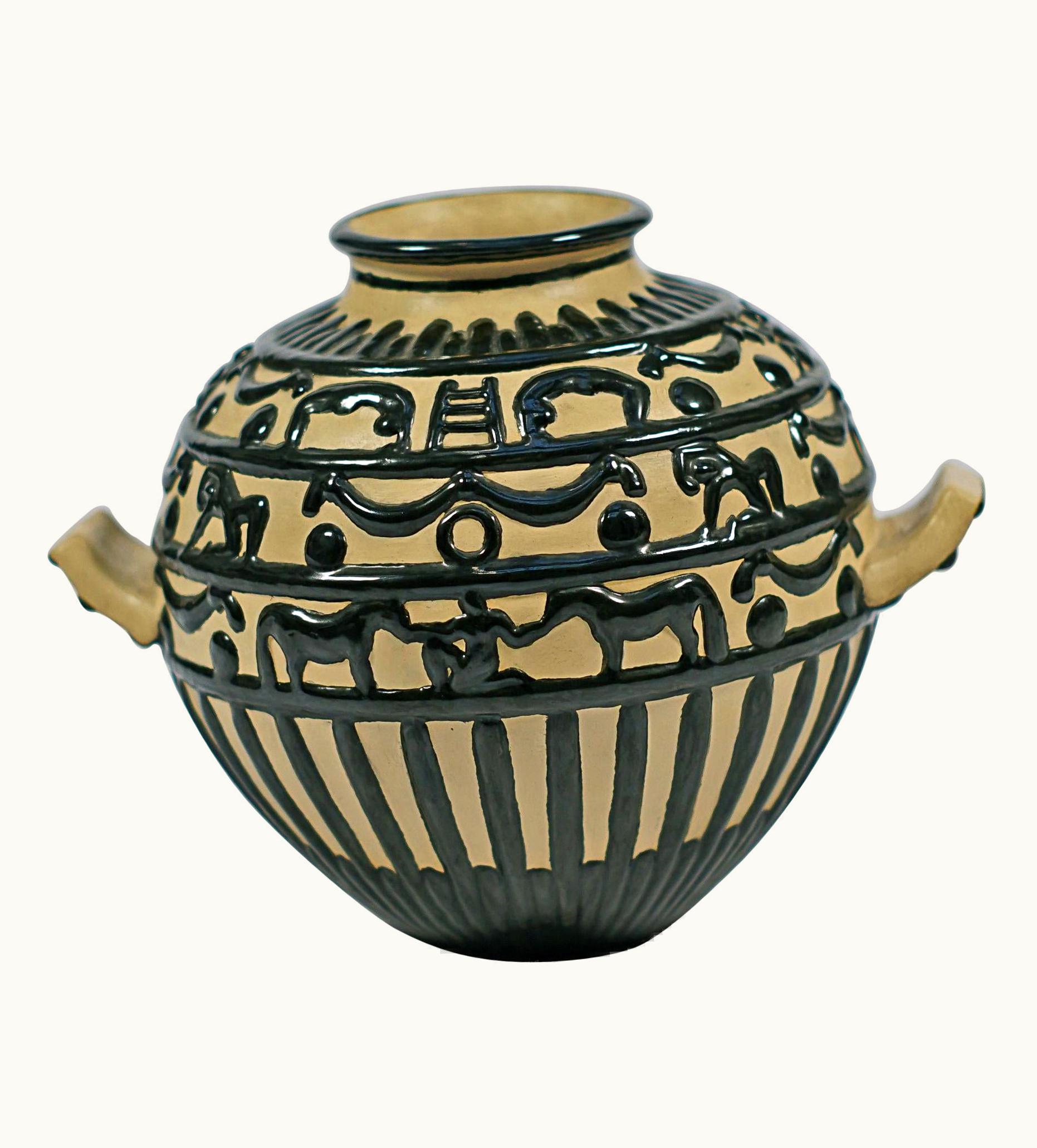 Gio Ponti Gio Ponti Circus Ceramic Vase By Gio Ponti