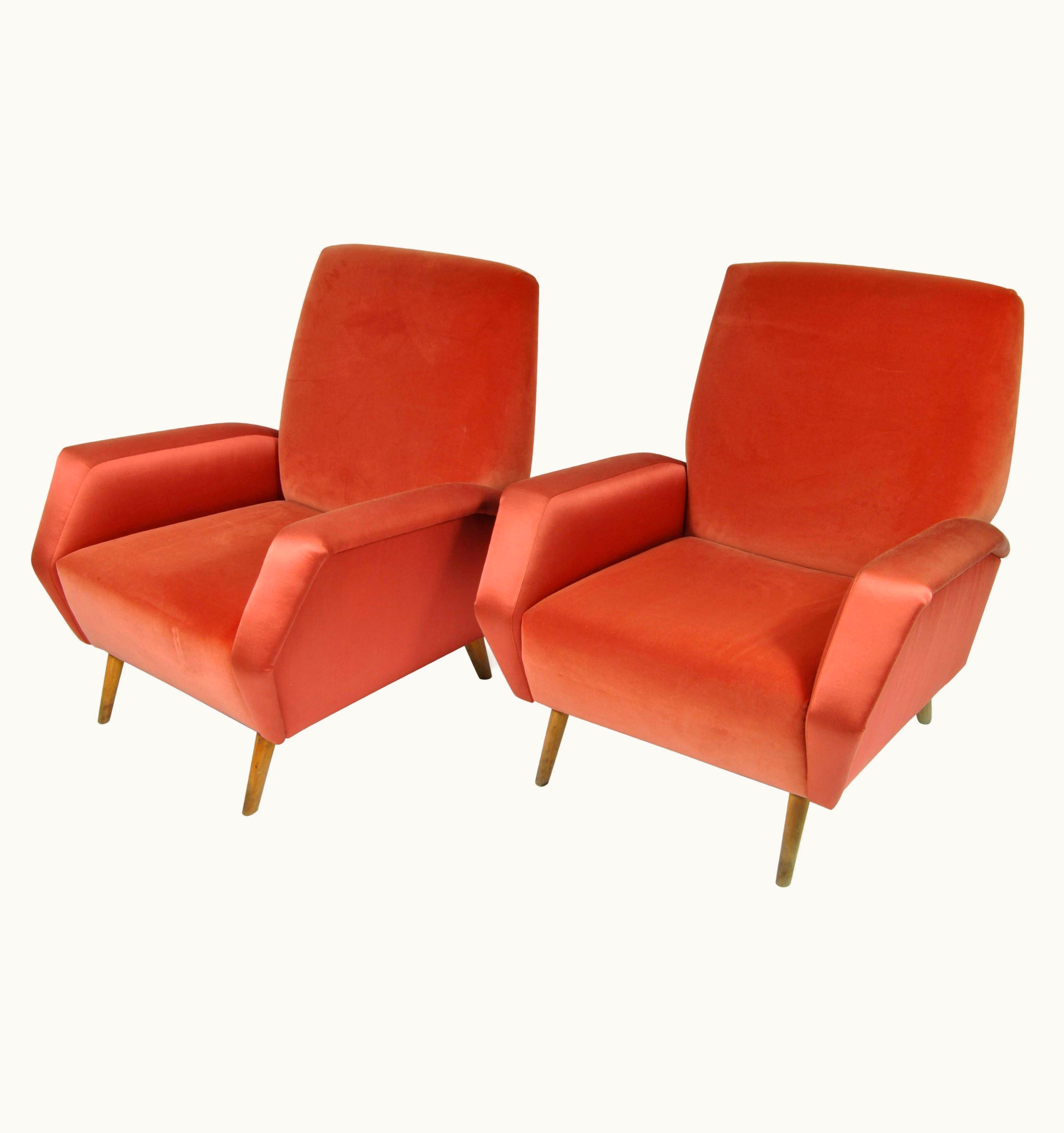 Gio Ponti Gio Ponti Pair Of Armchairs, Mod. 803, Design By Gio Ponti, Cassina Production Italy, 1954