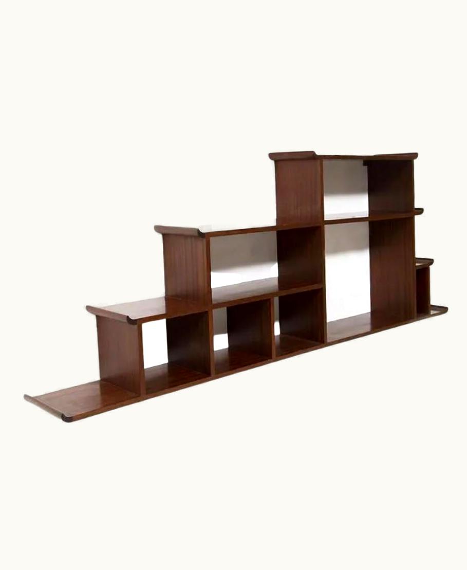 Gio Ponti;Emilio Lancia Gio Ponti;Emilio Lancia Large Wall Consolle/Shelf In Walnnut By Gio Ponti & E. Lancia, 1940, Italy