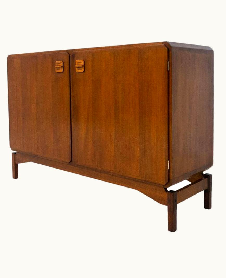 Florence Knoll Florence Knoll Mid-Century Modern Italian Sideboard, Wood, 1960s UZ0196562