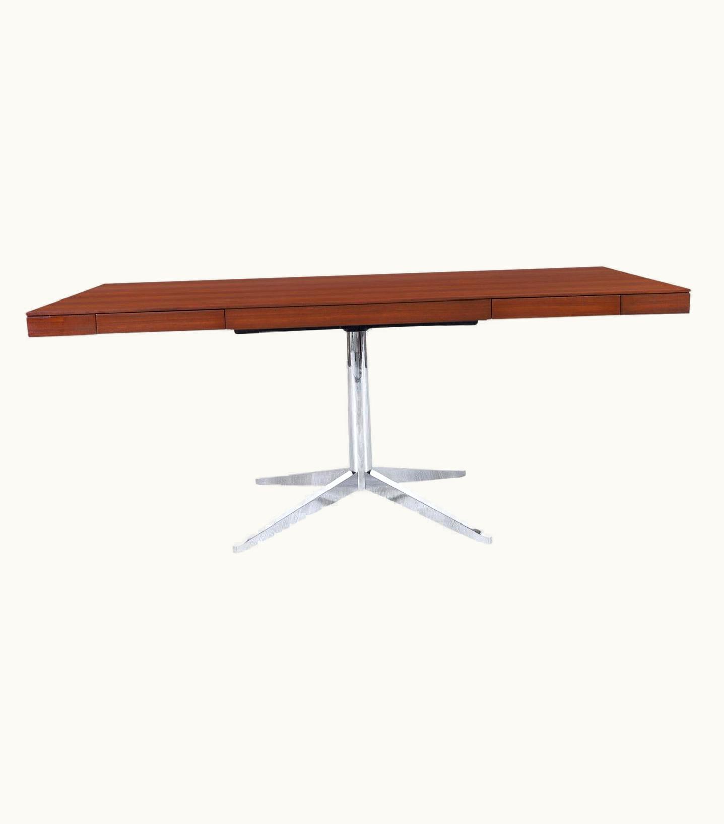 Florence Knoll Florence Knoll Vintage Walnut Executive Desk By Florence Knoll