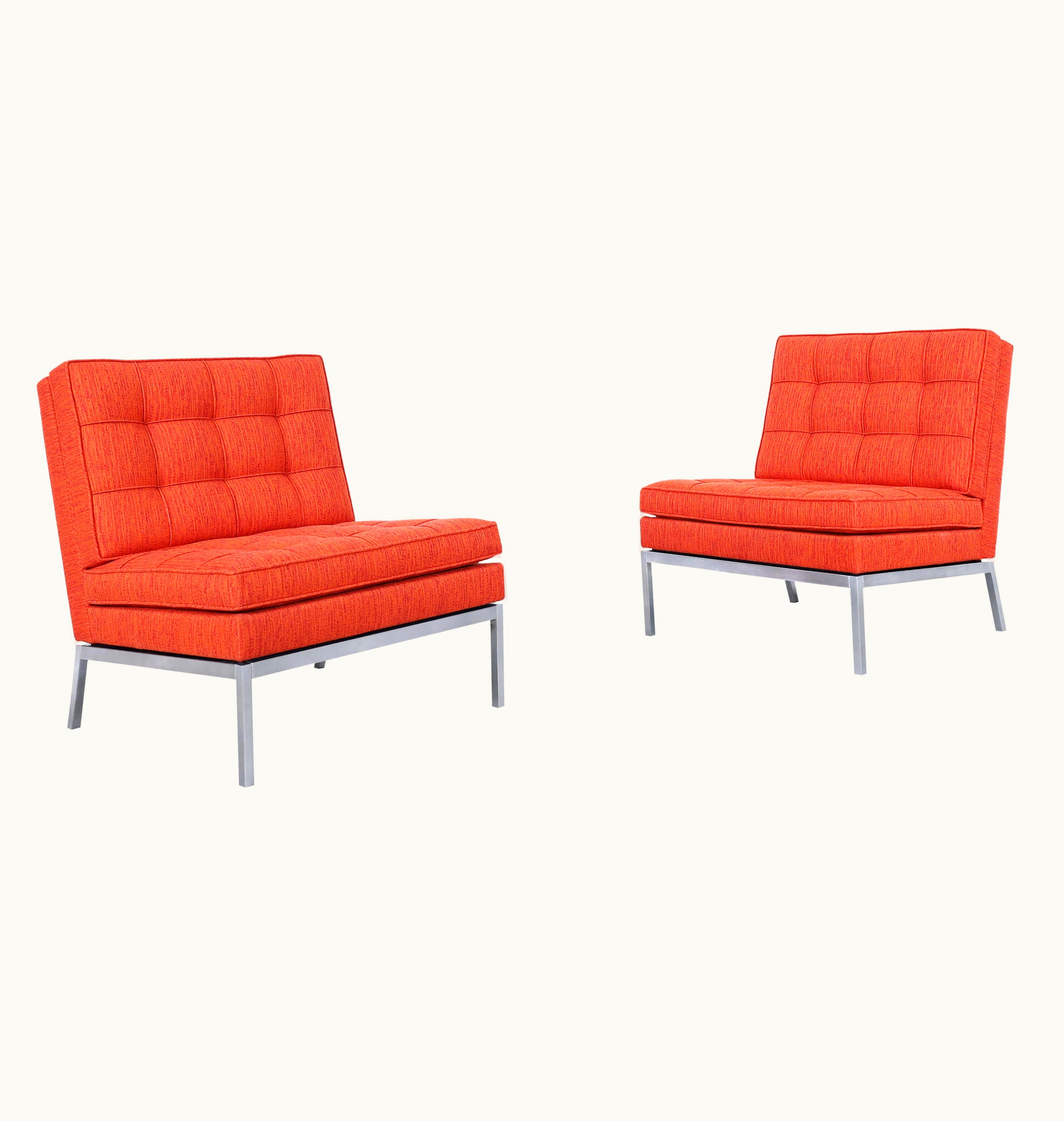 Florence Knoll Florence Knoll Mid-Century Modern Lounge Chairs By Florence Knoll