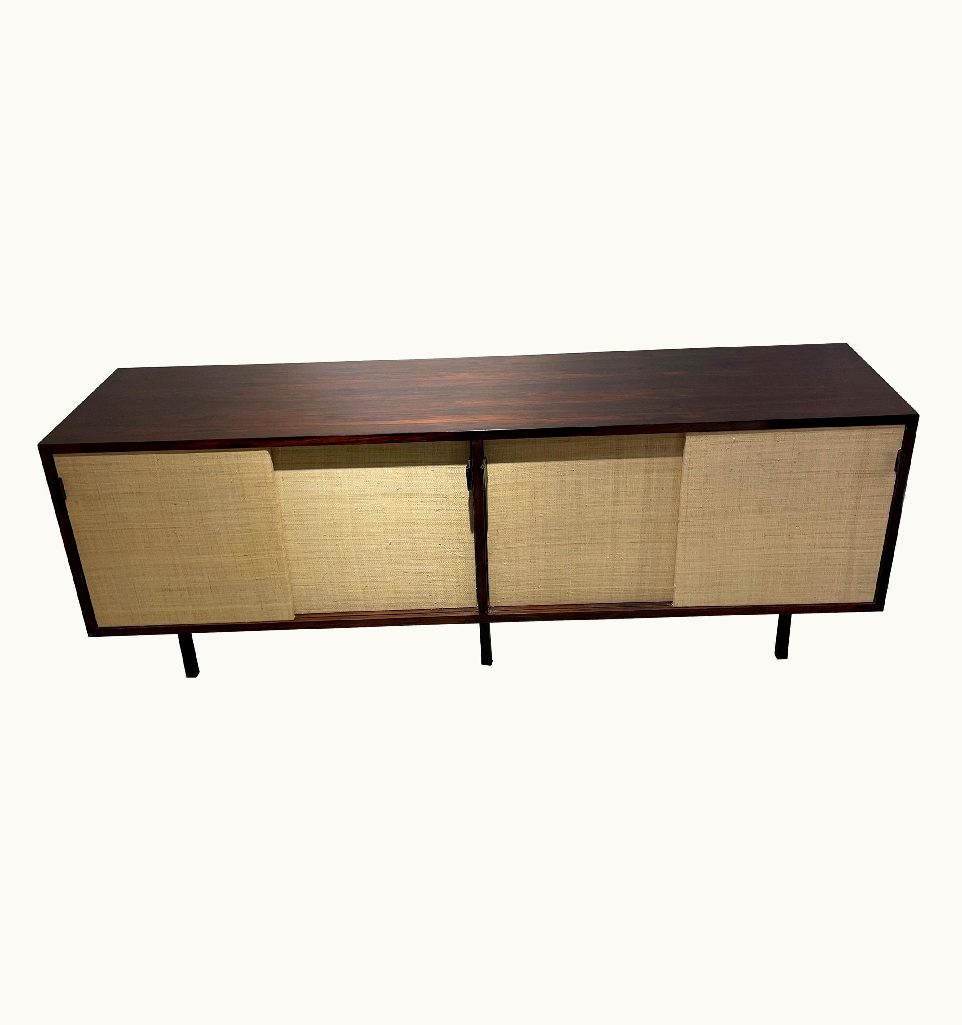 Knoll;Florence Knoll Knoll;Florence Knoll Sideboard With 4 Sliding Doors Ed. Knoll International