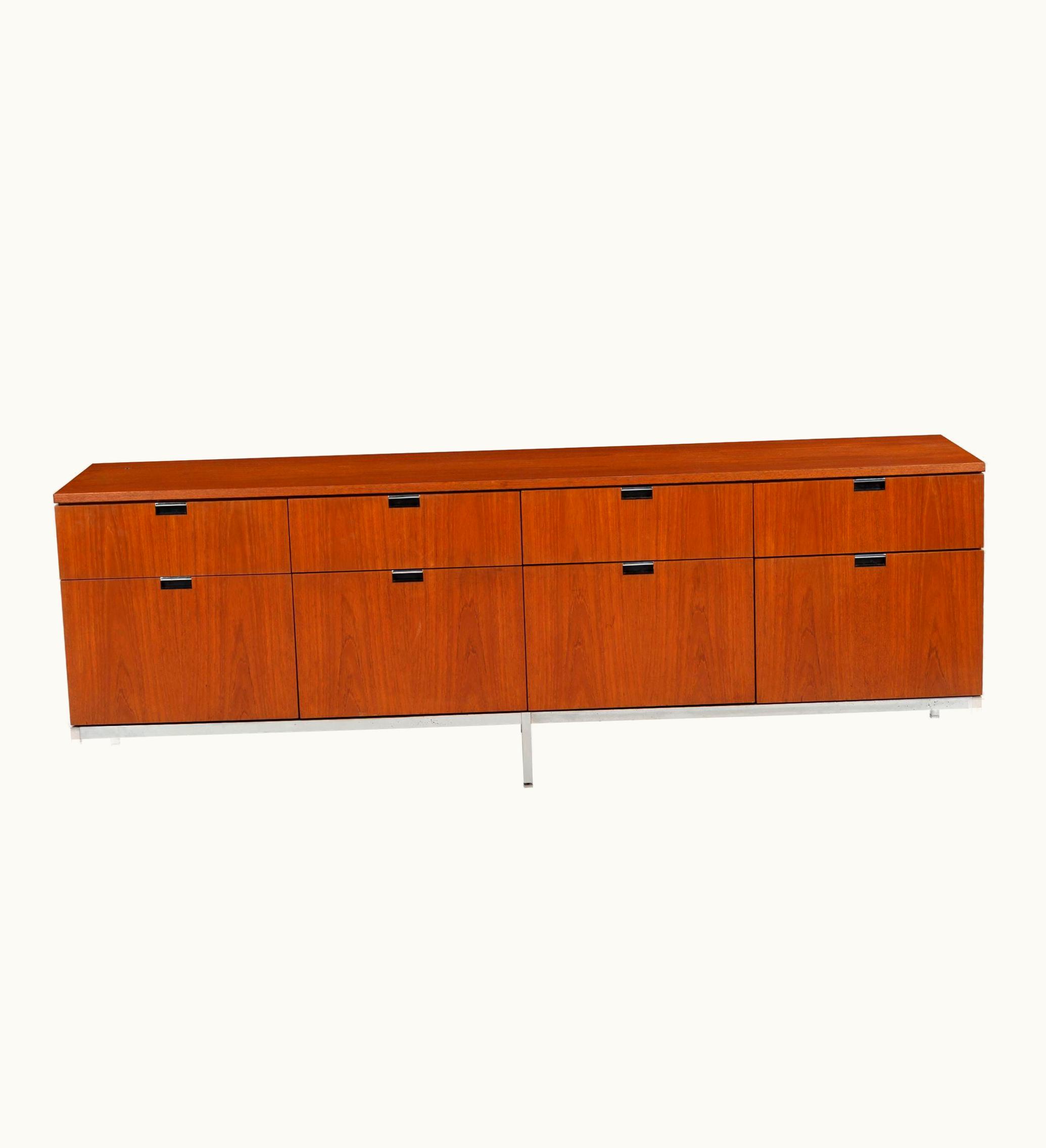 Florence Knoll Eight-Drawer Credenza In Teakwood
