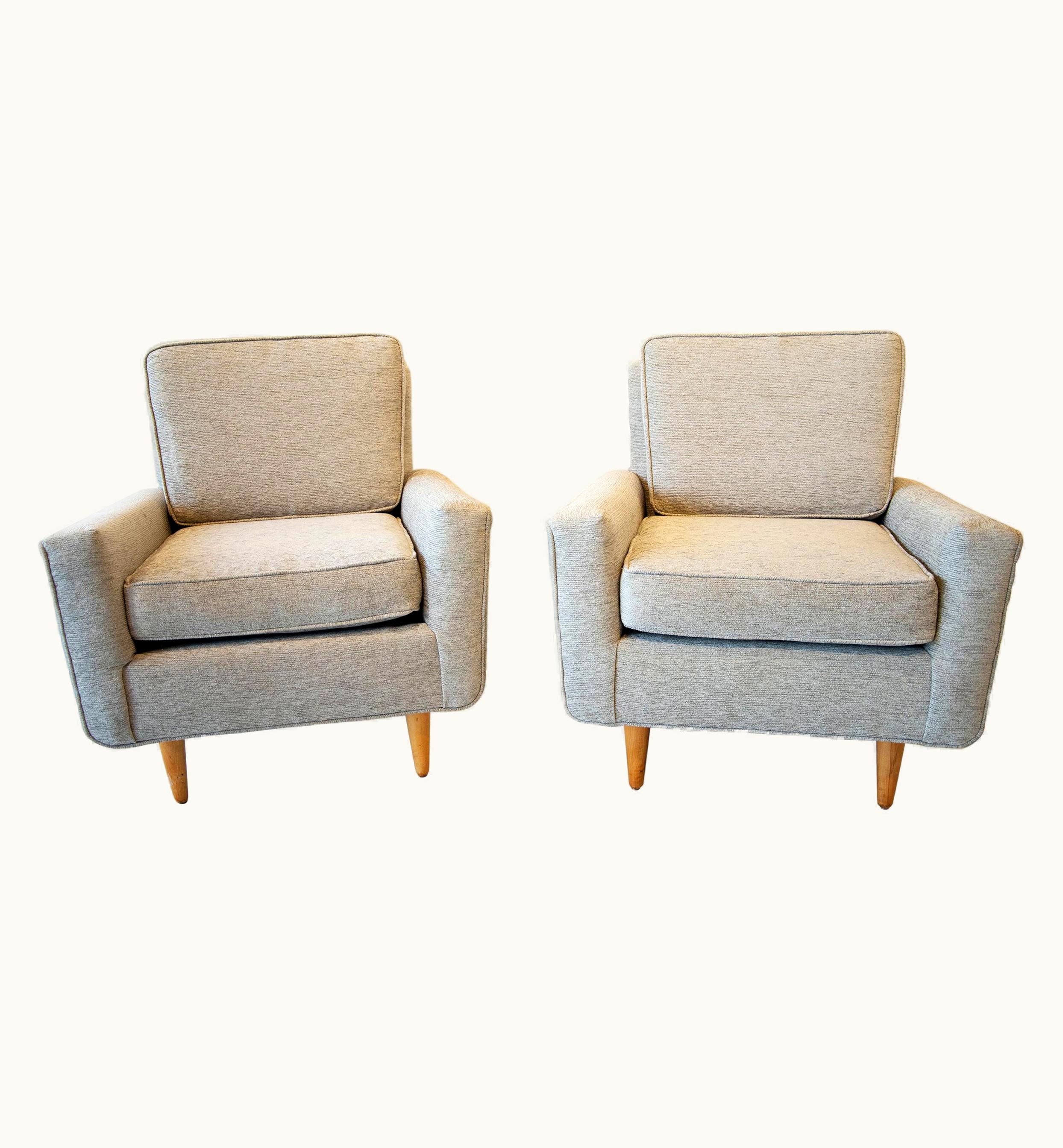 Florence Knoll Florence Knoll Pair Of Early Production Florence Knoll For Knoll Lounge Chairs