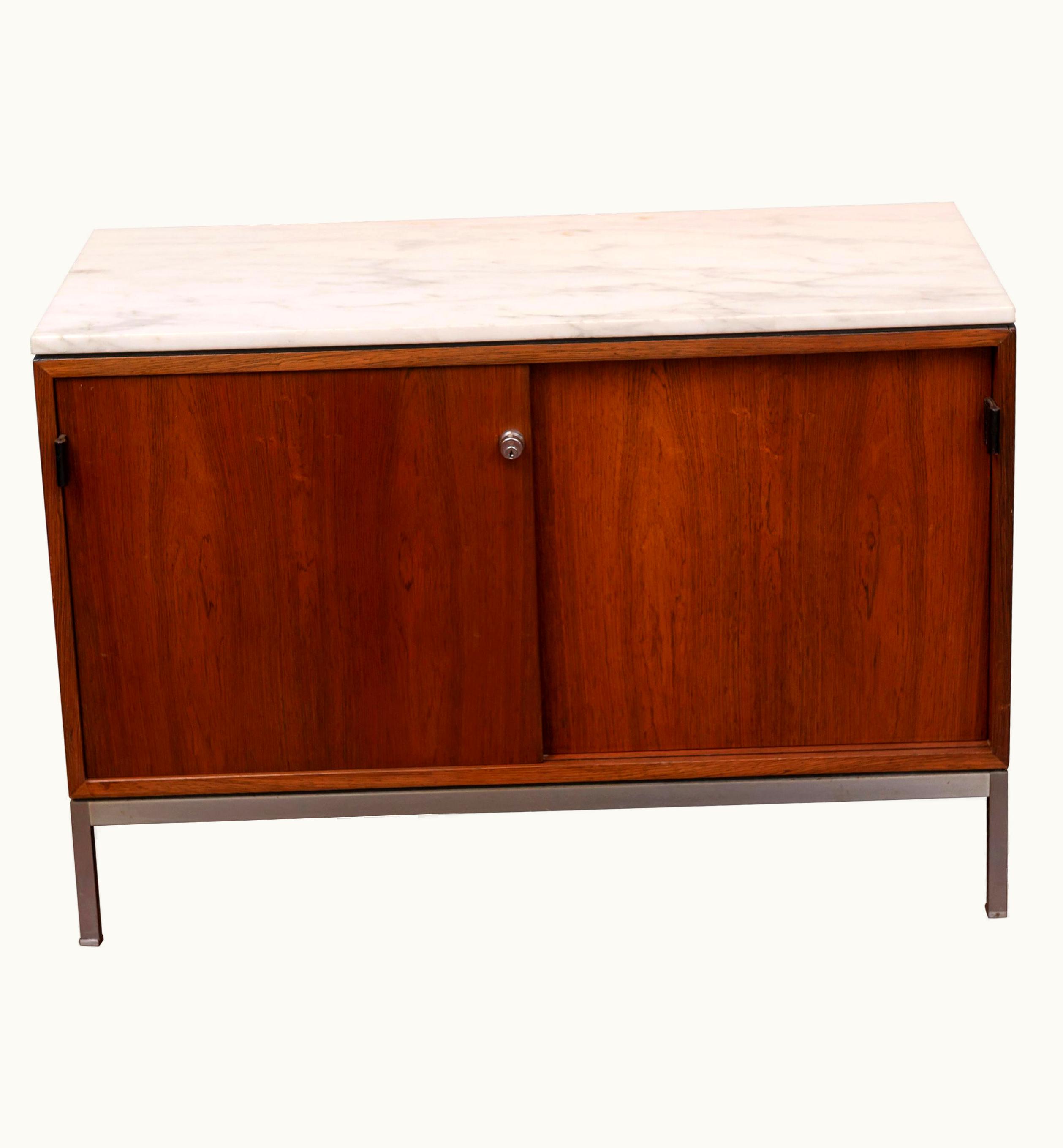Florence Knoll Florence Knoll Marble-Top Rosewood Credenza