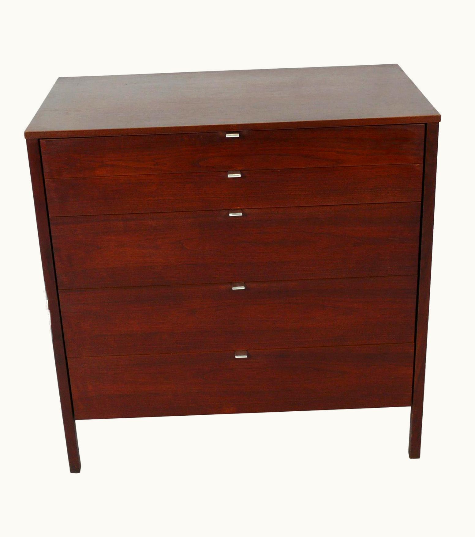 Florence Knoll Florence Knoll Tall Walnut Chest
