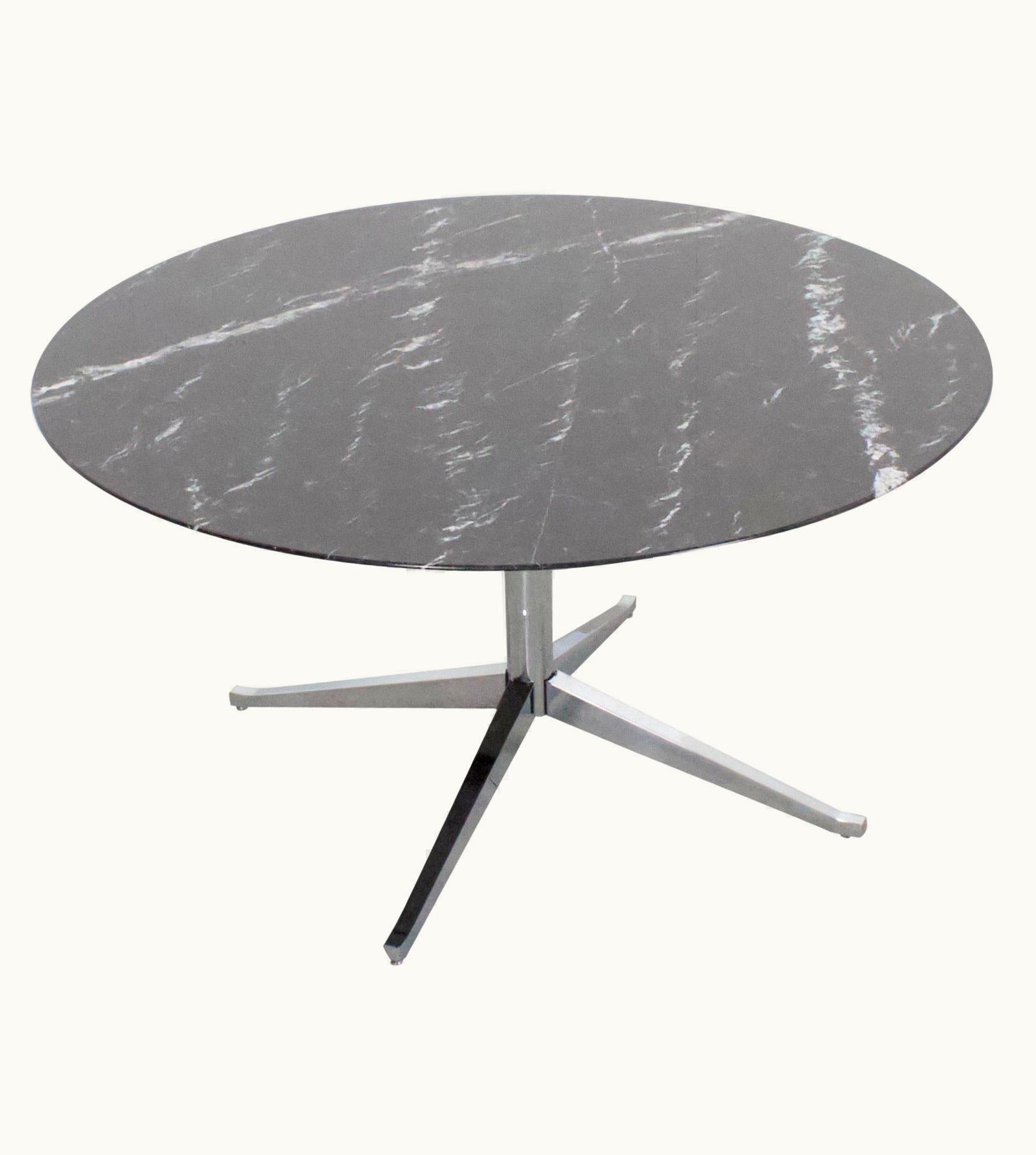 Florence Knoll Florence Knoll Beautiful Florence Knoll Marble Round Dining Table For Knoll International