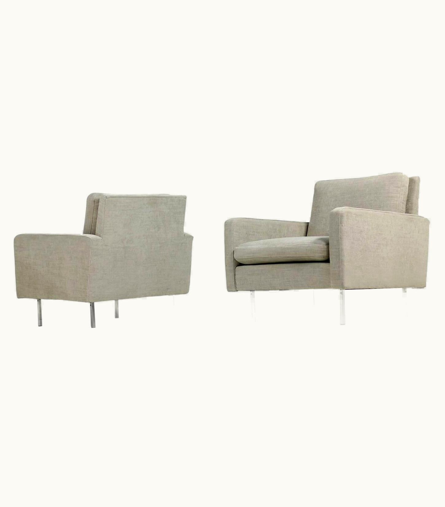 Florence Knoll Florence Knoll Pair Of 1960s Florence Knoll Lounge Chairs Model 25 BC For Knoll International