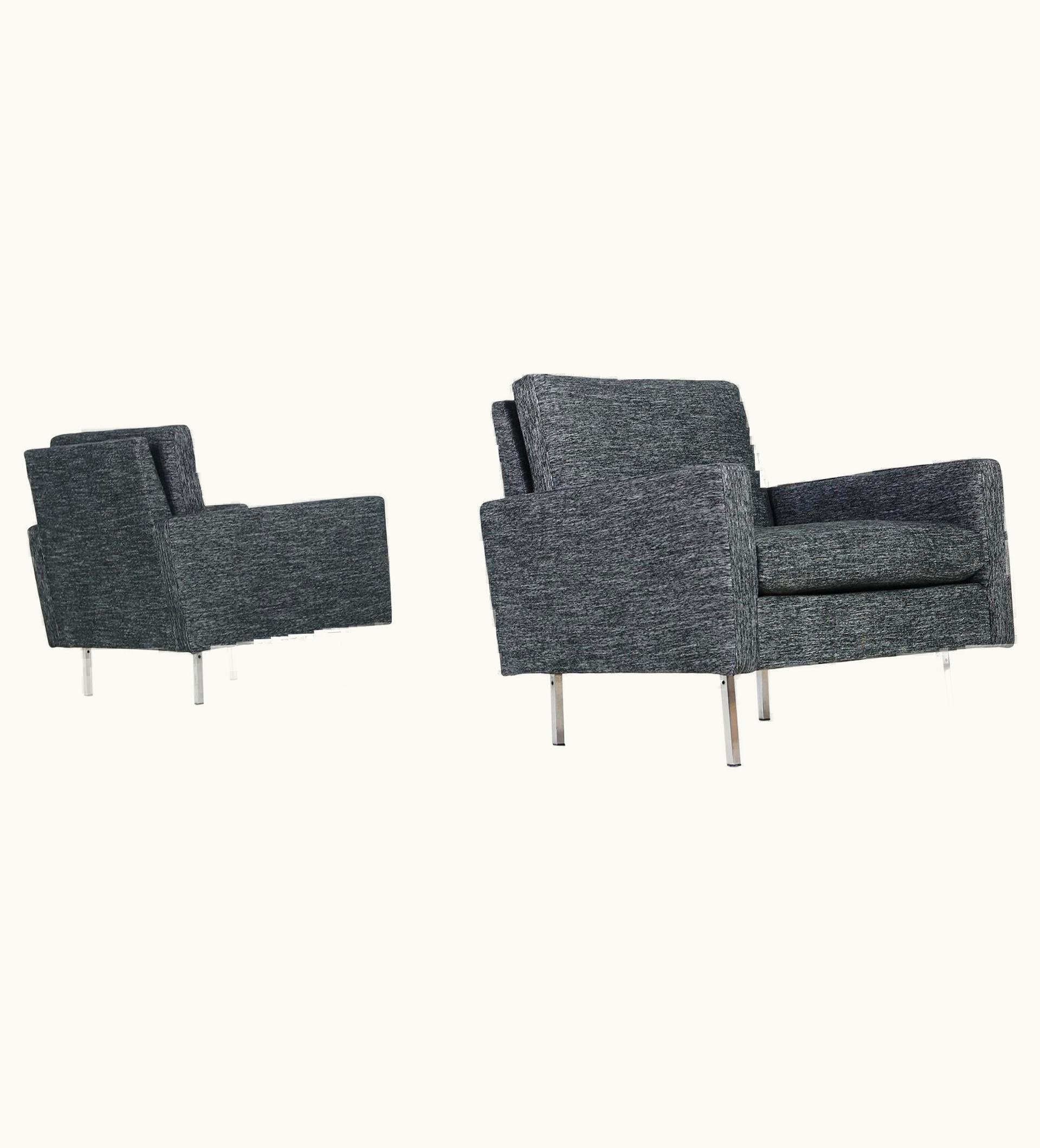 Florence Knoll Florence Knoll Pair Of 1960s Florence Knoll Lounge Chairs Model 25 BC Knoll International '2'