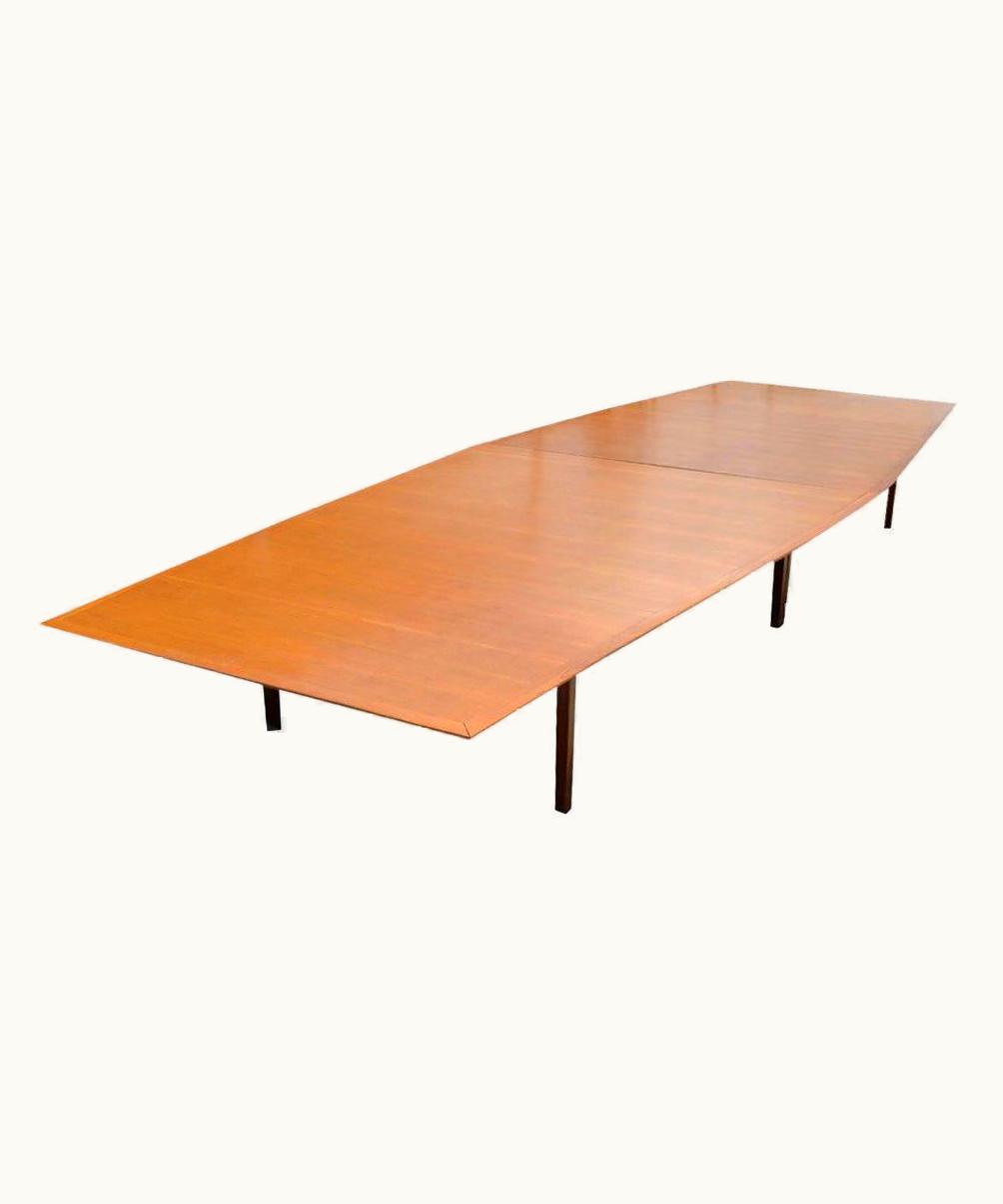 Florence Knoll Florence Knoll 20ft Vintage Midcentury Florence Knoll Conference Table