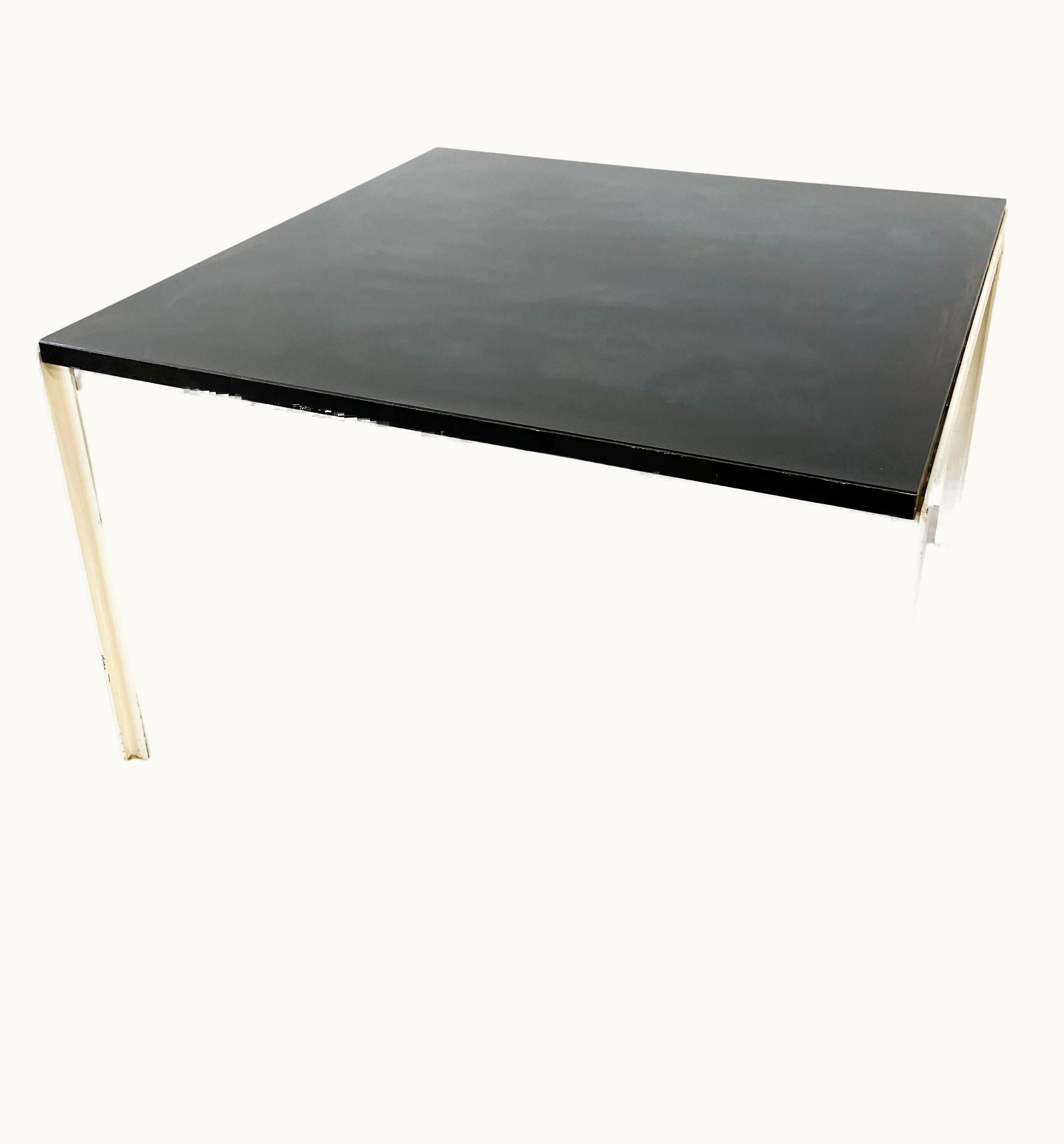 Florence Knoll Florence Knoll T-Bar Coffee Table, 'Black Top'