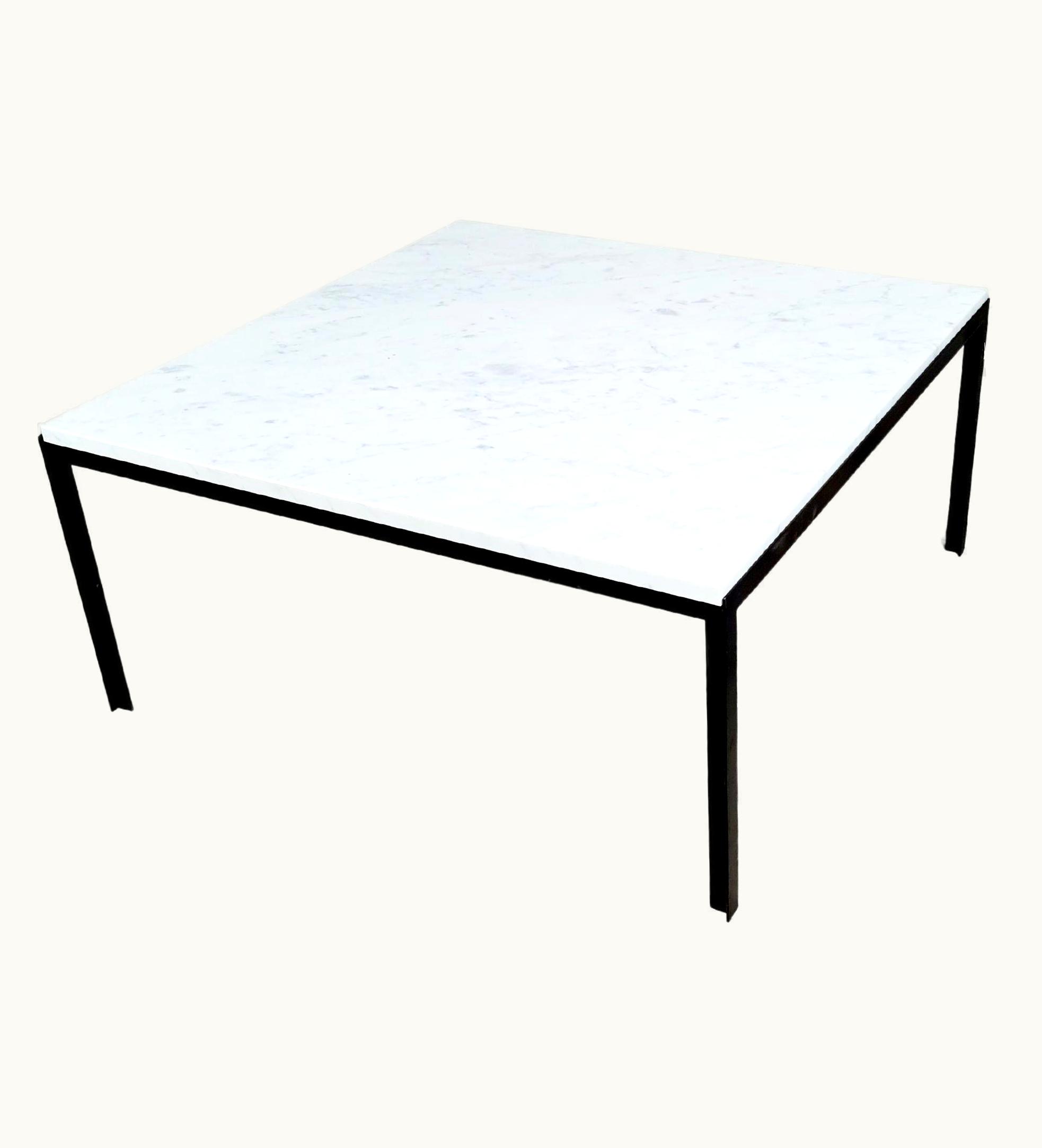 Florence Knoll Florence Knoll Early Edition T-angle/T-bar Coffee Table By Florence Knolll For De Coene, 1950s