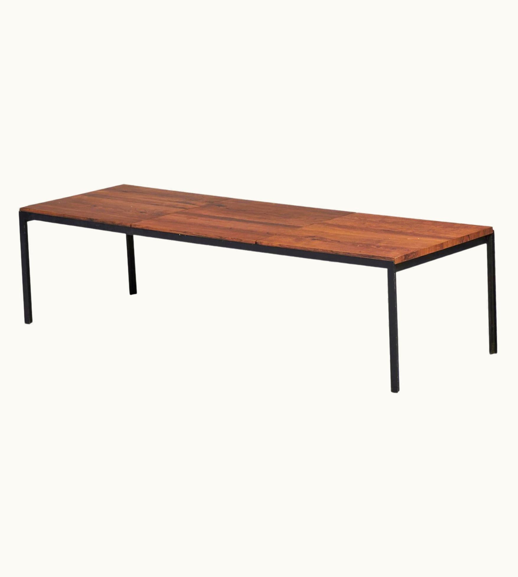 Knoll;Florence Knoll Knoll;Florence Knoll T-Bar Walnut Laminate Coffee / Cocktail Table