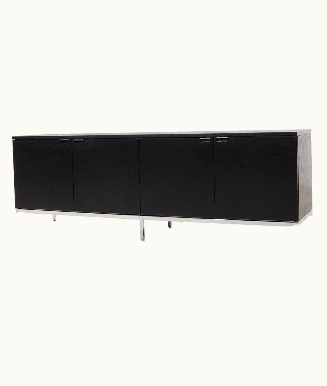 Florence Knoll Florence Knoll International Sideboard / Credenza By Florence Knoll Sideboard Black Ash