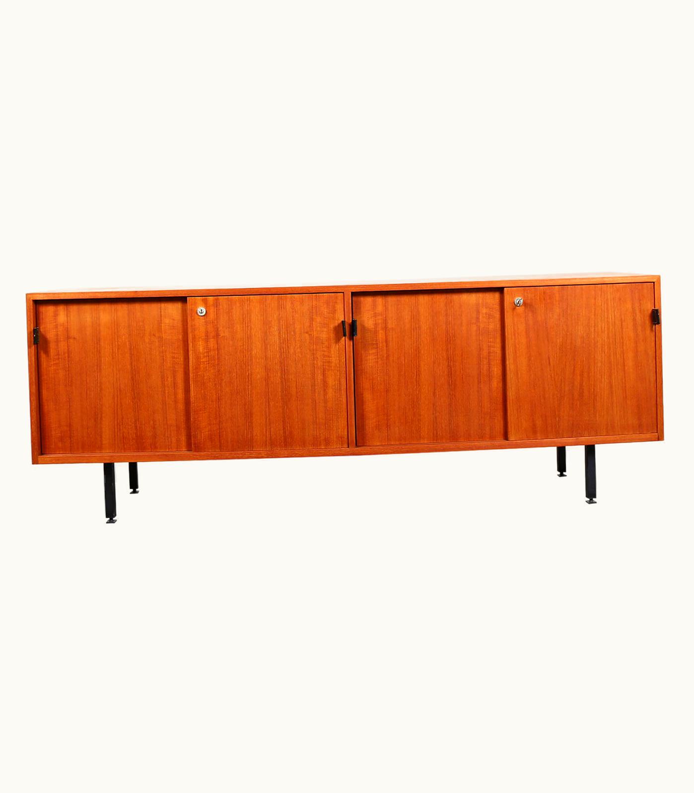 Florence Knoll Florence Knoll International Sideboard Credenza Florence Knoll Teak Original 50s Design