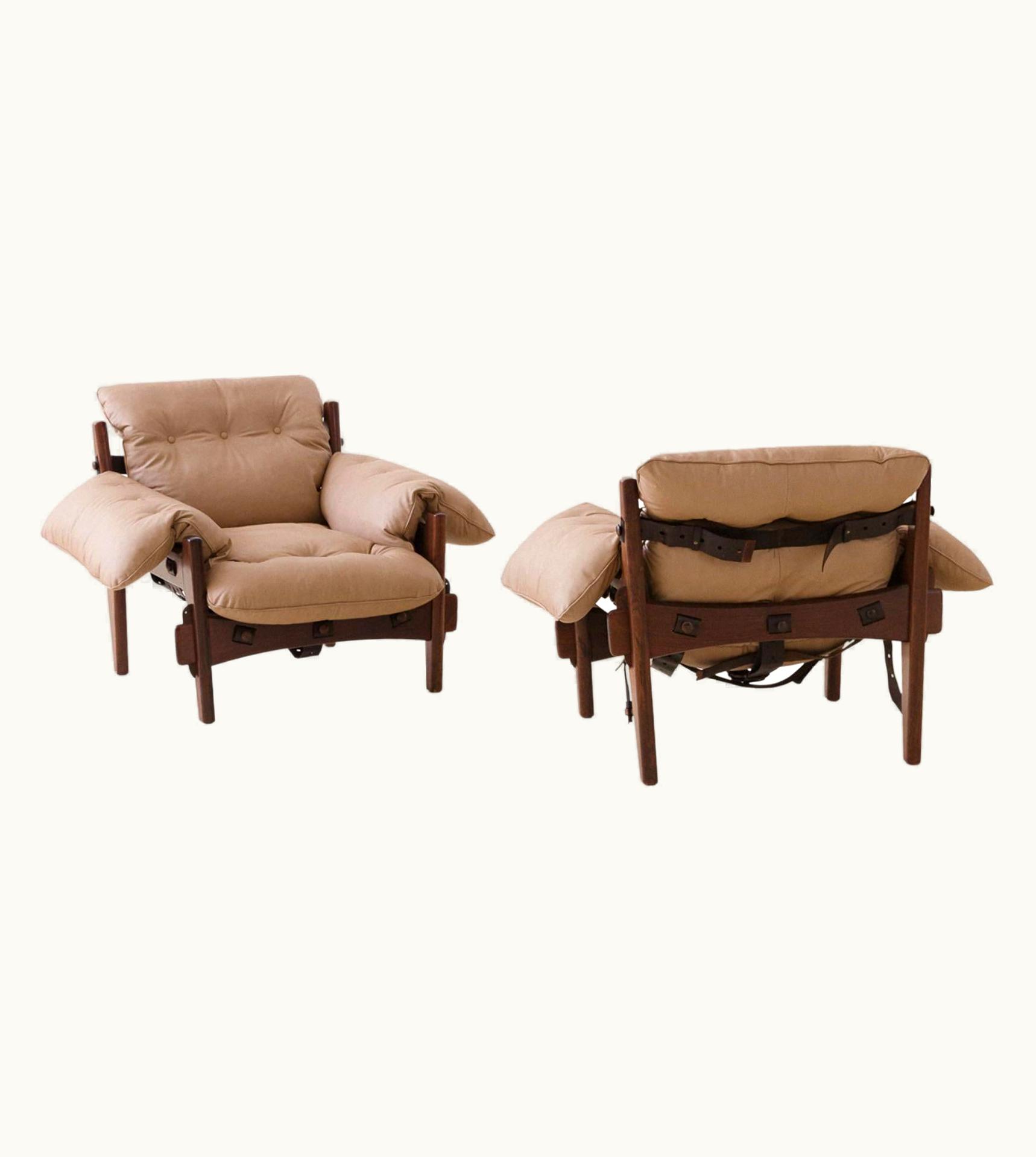 Sergio Rodrigues Sergio Rodrigues Vintage Pair Of Moleca Rosewood Armchairs By Sergio Rodrigues, 1962, Brazil