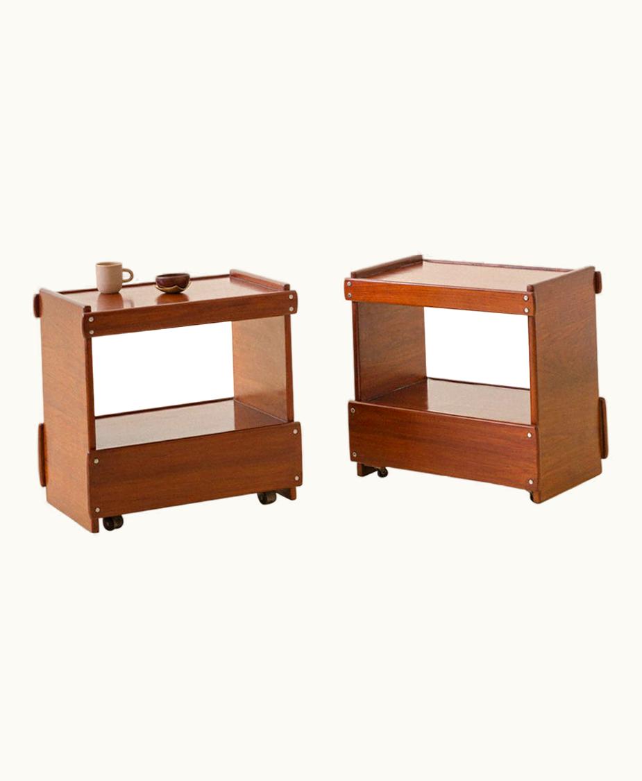 Sergio Rodrigues Sergio Rodrigues Pair Of Nightstands, Sergio Rodrigues, 1960s, Brazilian Design