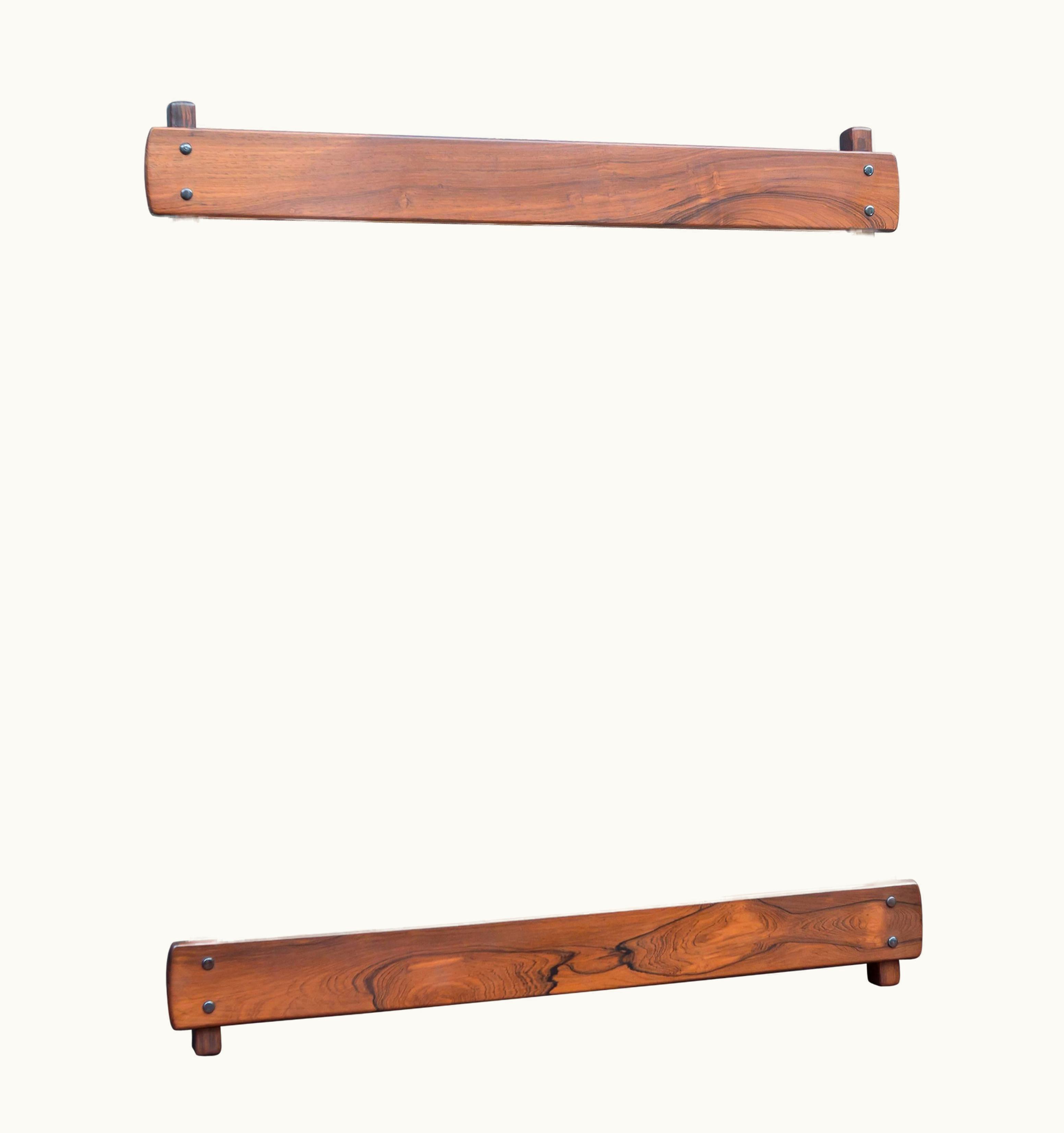 Sergio Rodrigues Sergio Rodrigues Rosewood Wall Mirror