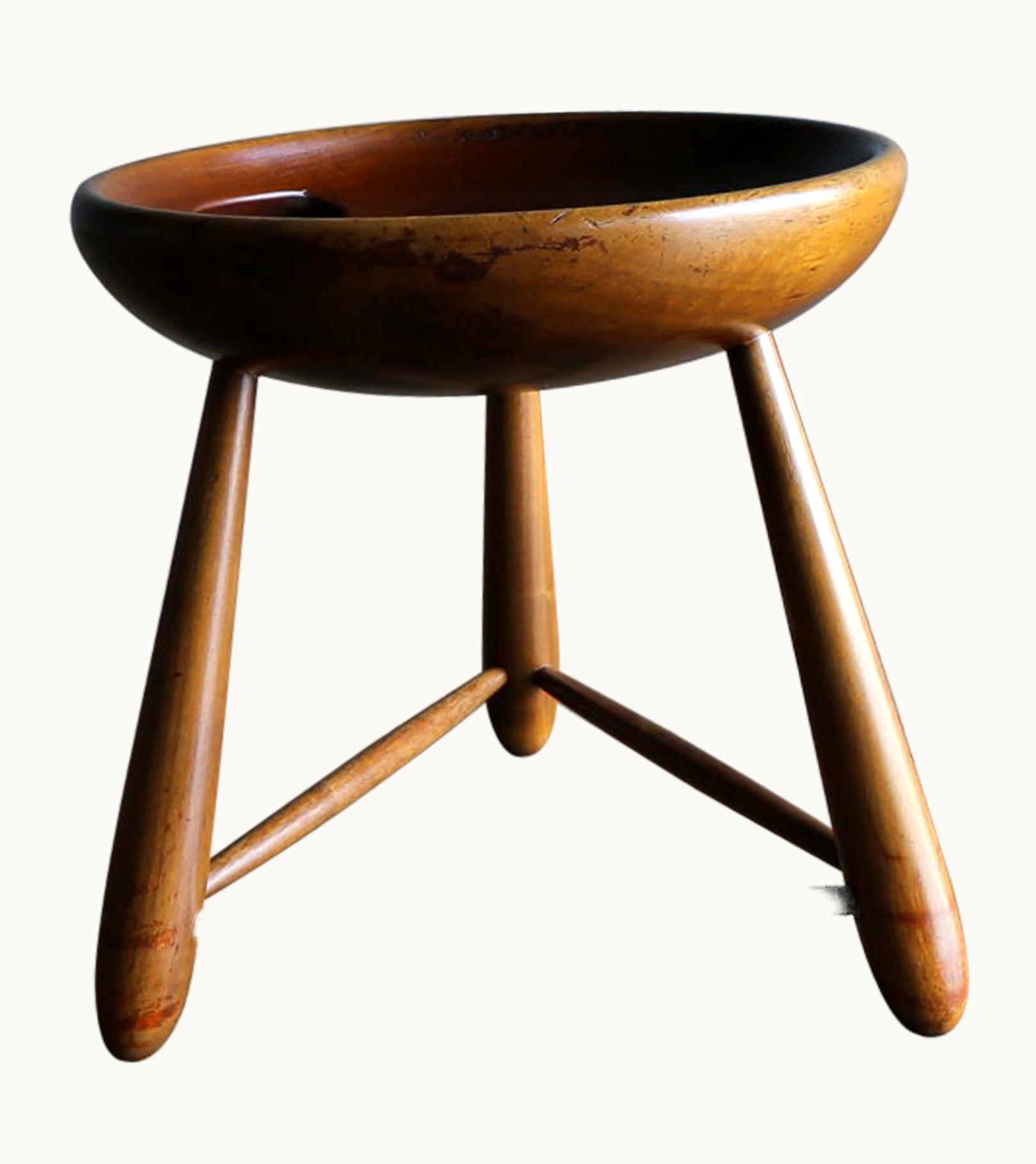 Sergio Rodrigues Mocho Stool For OCA, Brazil 1950's