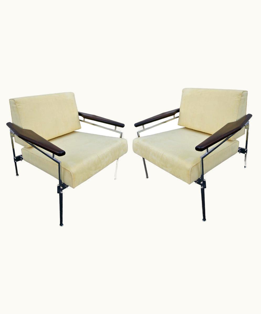 Sergio Rodrigues Sergio Rodrigues Pair Of 1960s Sergio Rodrigues Brazilian Jacaranda Beto Chairs