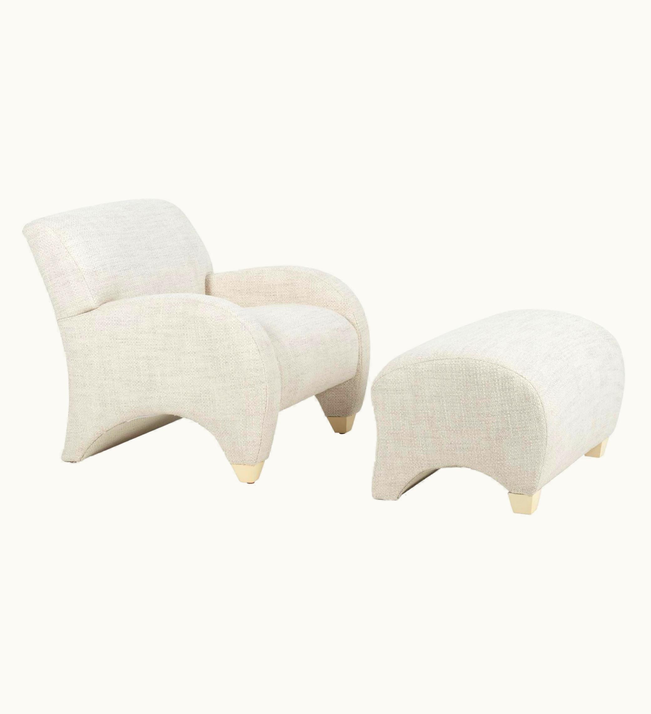 Vladimir Kagan Vladimir Kagan For Directional Lounge Chair And Ottoman