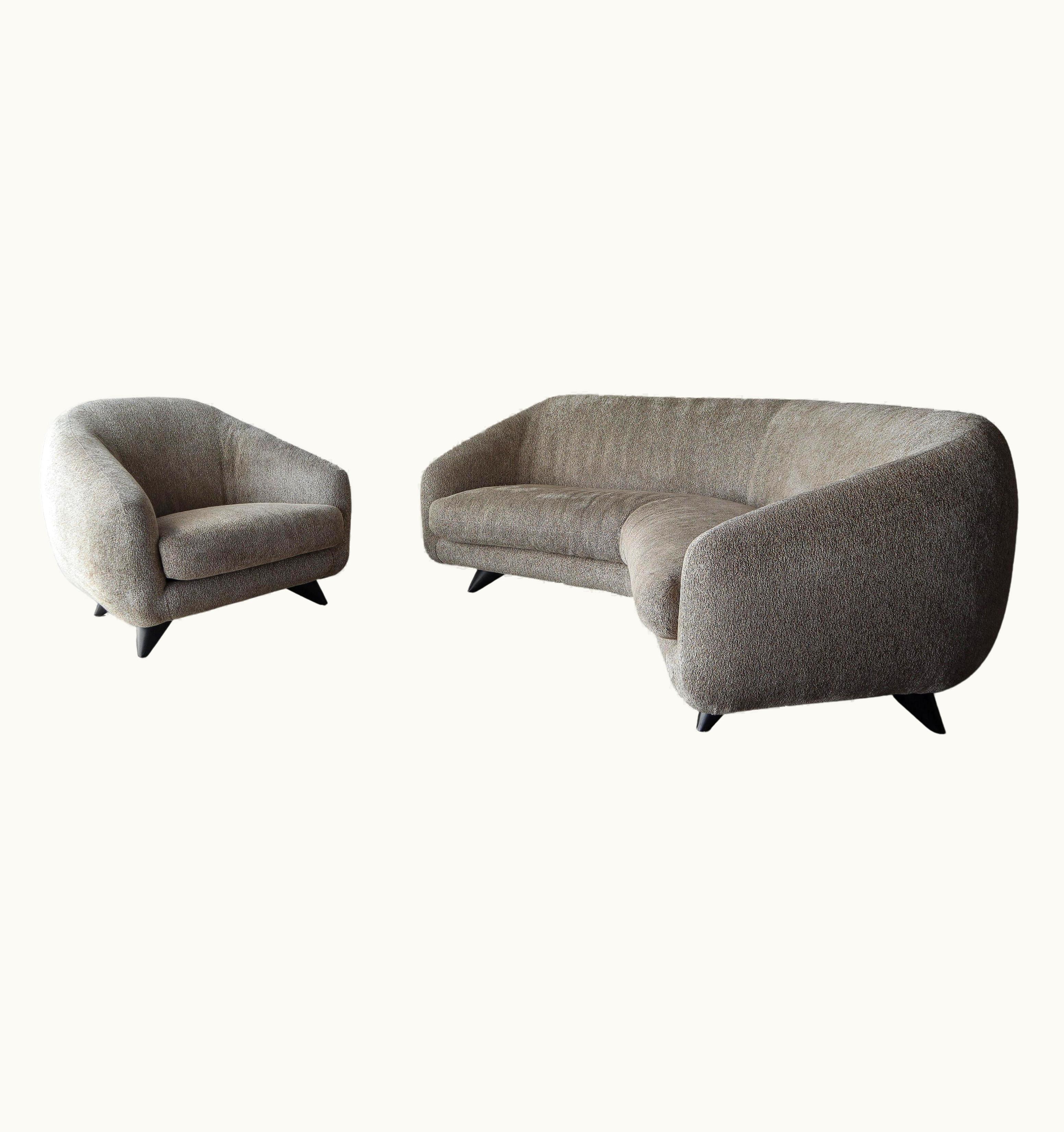 Vladimir Kagan Vladimir Kagan 3 Piece Tangent Living Room Suite By Vladimir Kagan